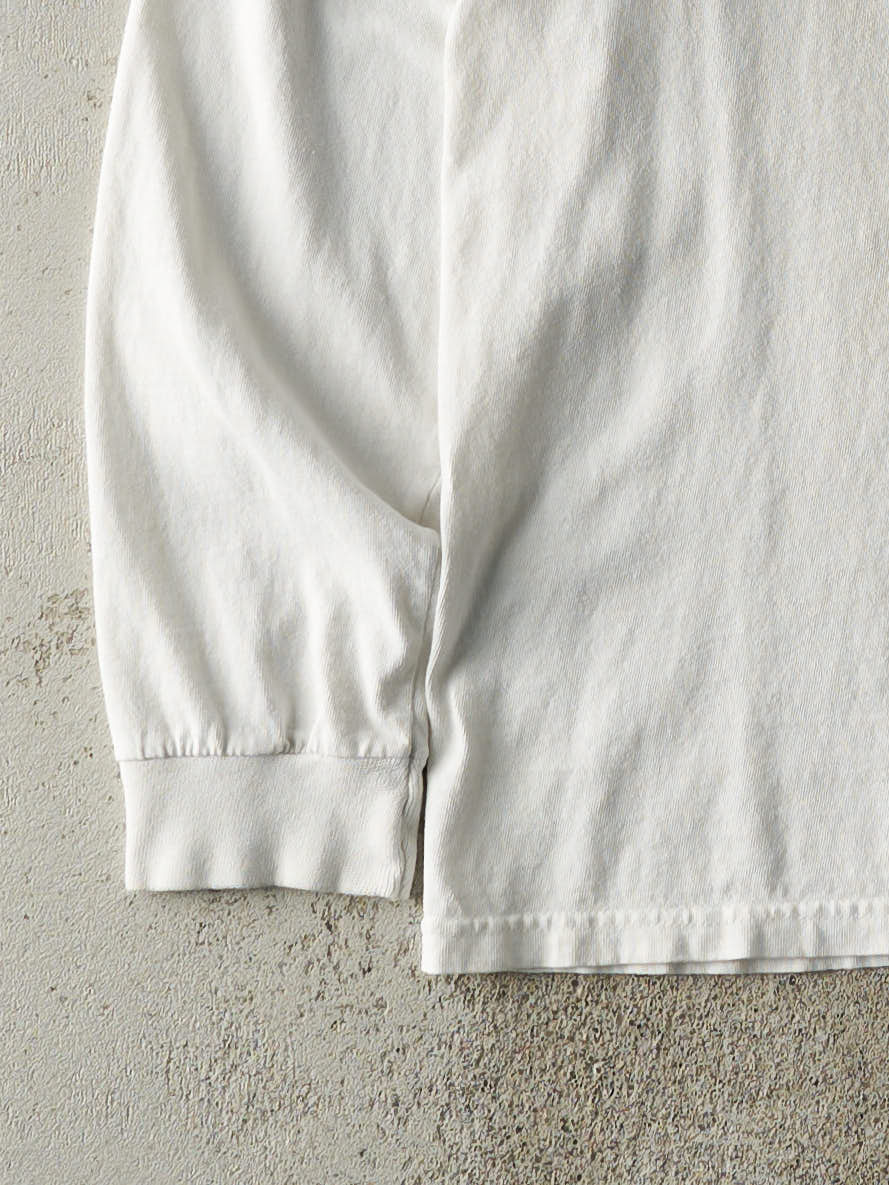 Vintage Y2K White Nike Long Sleeve (M)