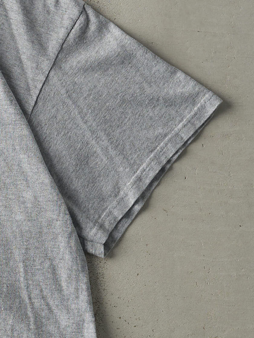 Vintage Y2K Grey Nike 72 Logo Tee (L)