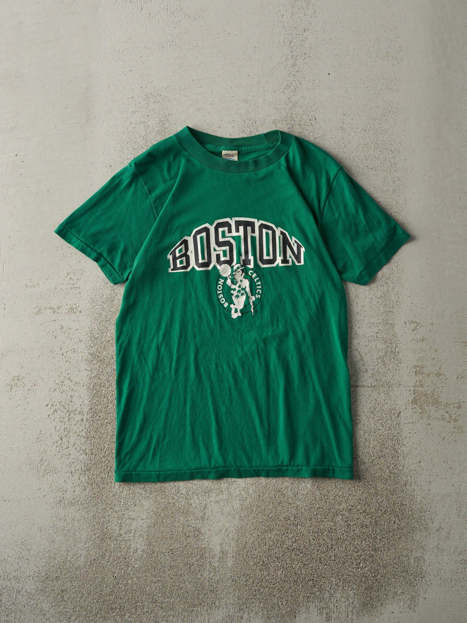 Vintage 80s Green Boston Celtics Single Stitch Tee (XS/S)