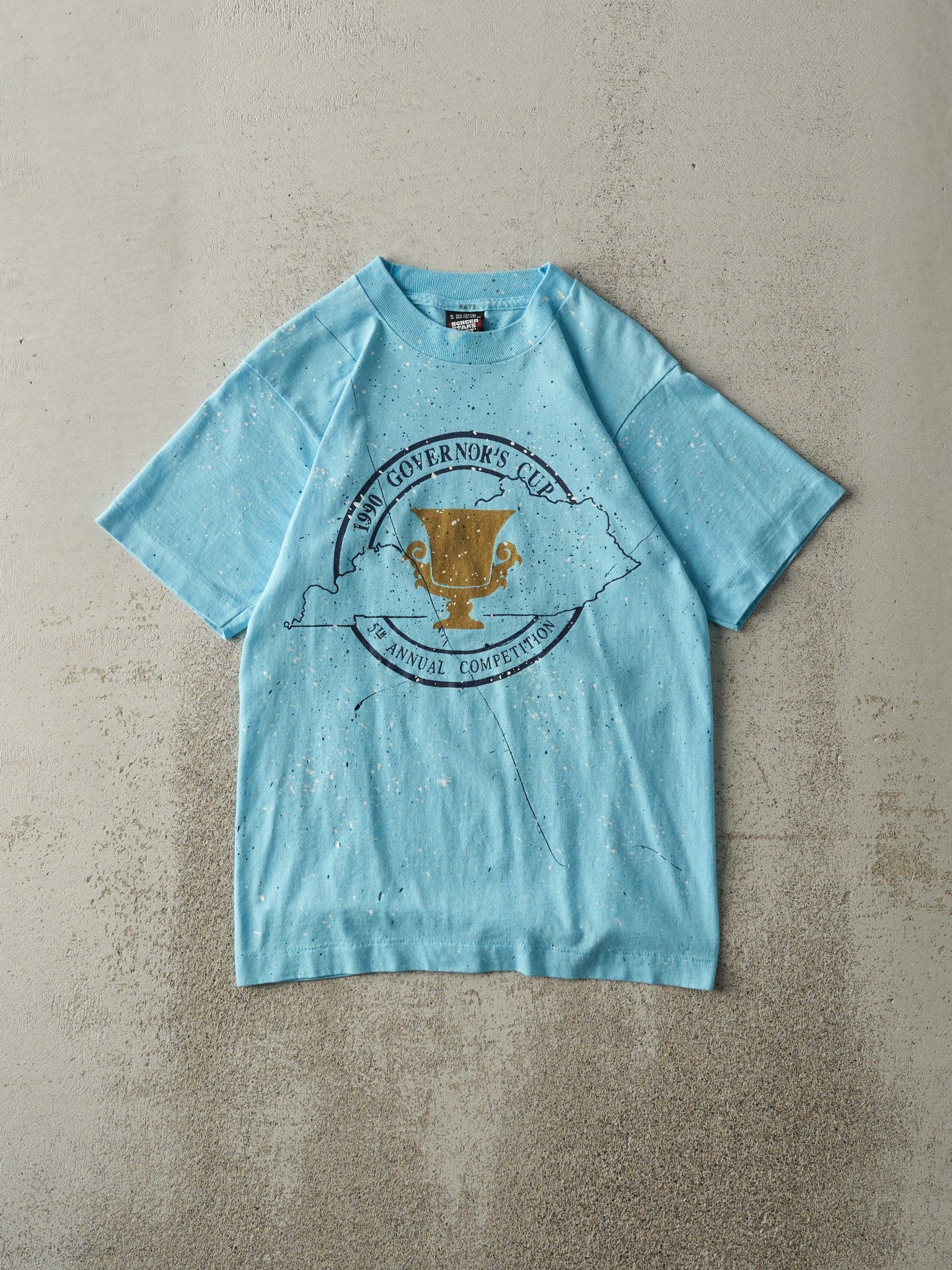 Vintage 90' Blue Governors Cup Single Stitch Tee (XS)