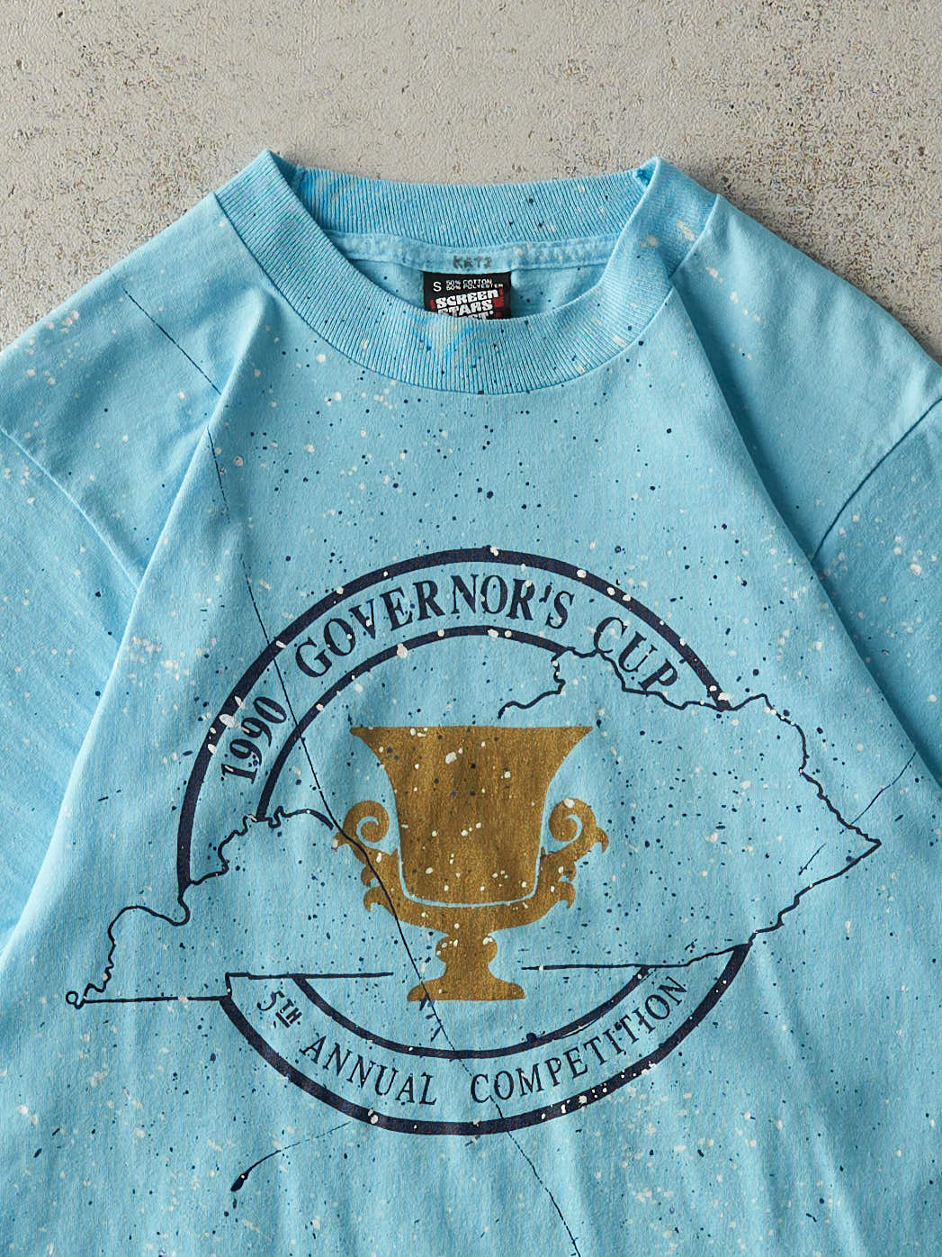 Vintage 90' Blue Governors Cup Single Stitch Tee (XS)