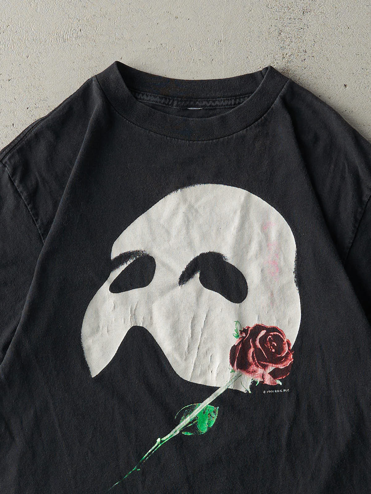 Vintage 90s Black Phantom of the Opera Tee (S)