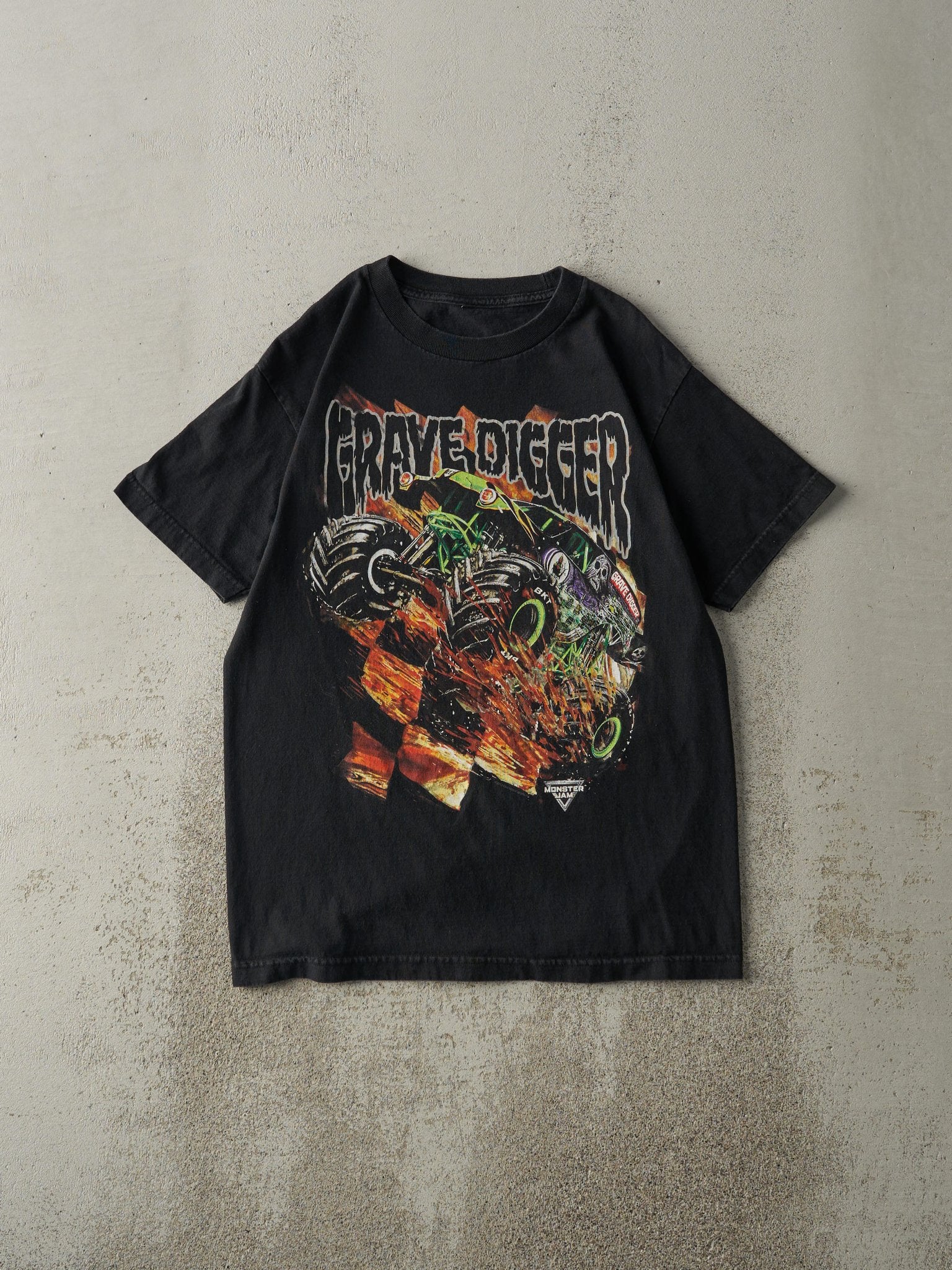 18' Black Grave Digger Monster Truck Tee (S)
