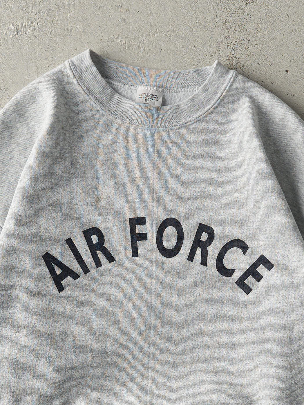 Vintage 90s Heather Grey US Air Force Crewneck (M/L)