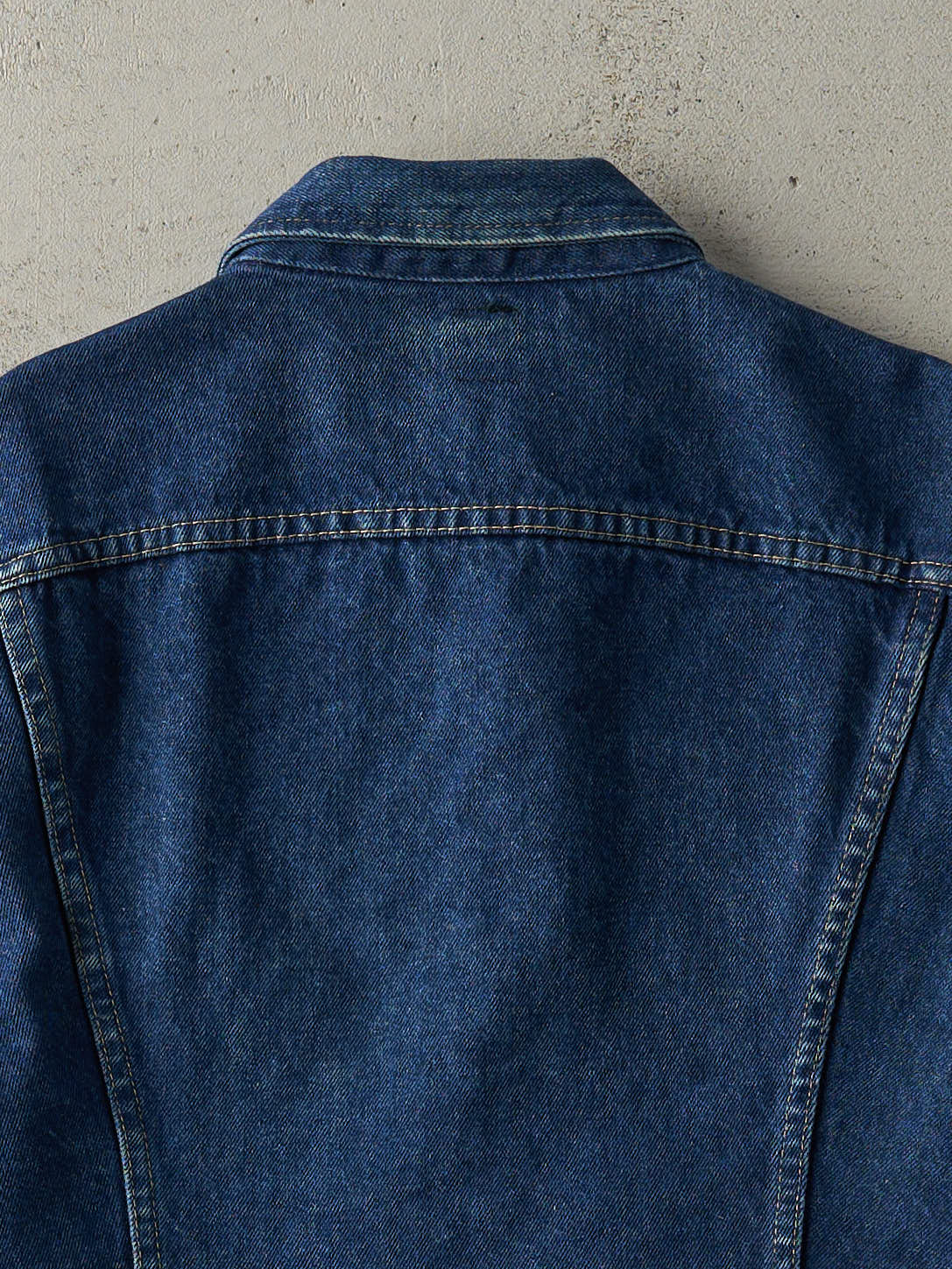 Vintage 80s Dark Wash Lee Denim Jacket (M)