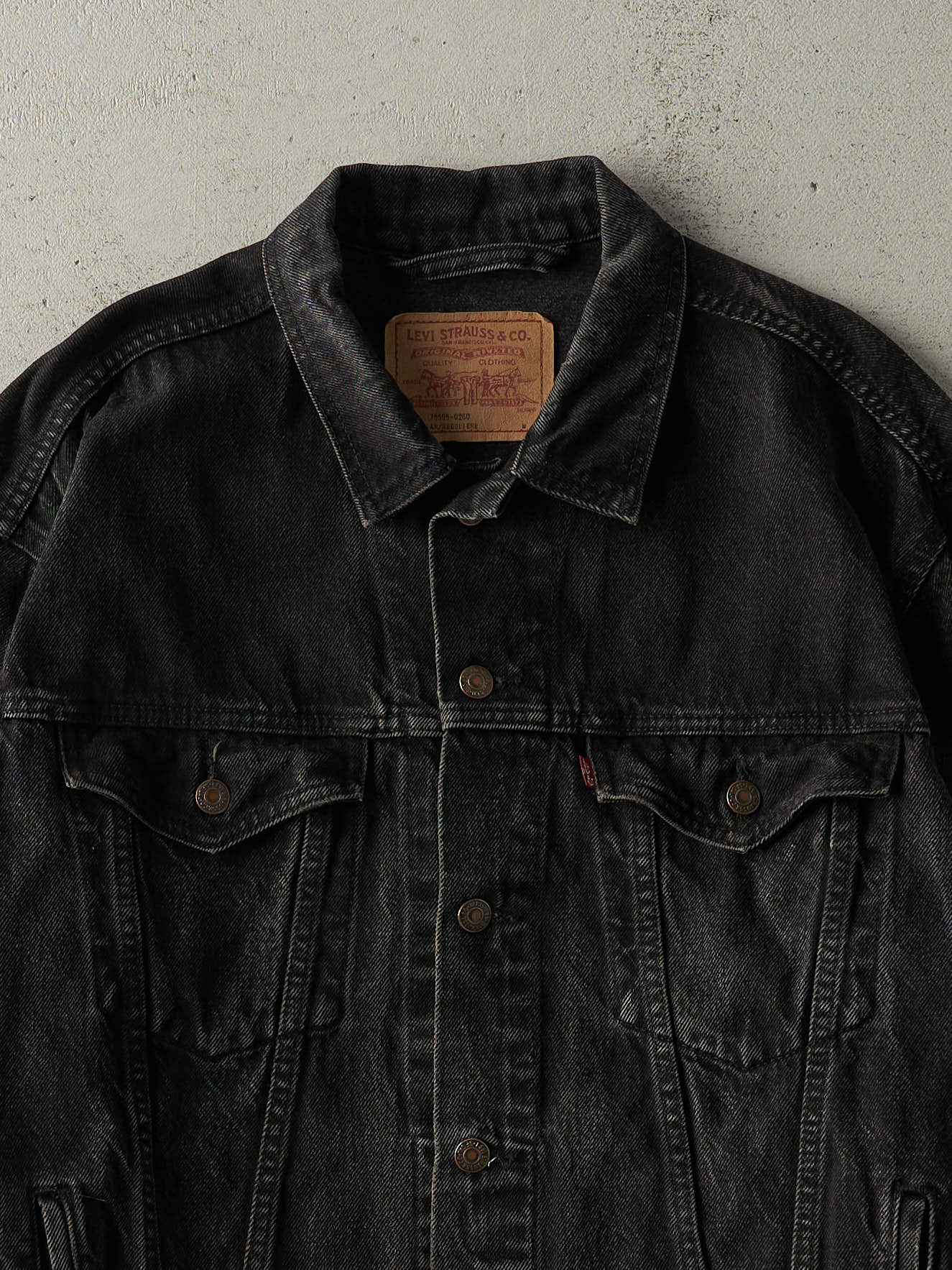 Vintage 90s Black Levi's Denim Jacket (M/L)