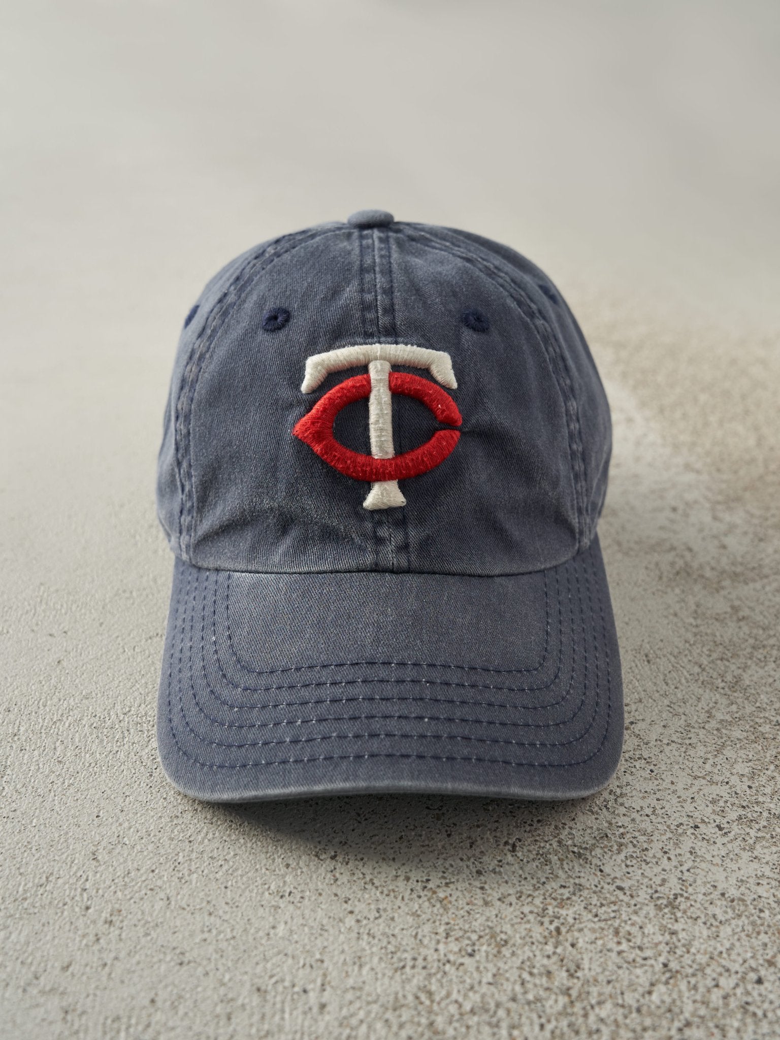Vintage Y2K Washed Blue Minnesota Twins Strapback