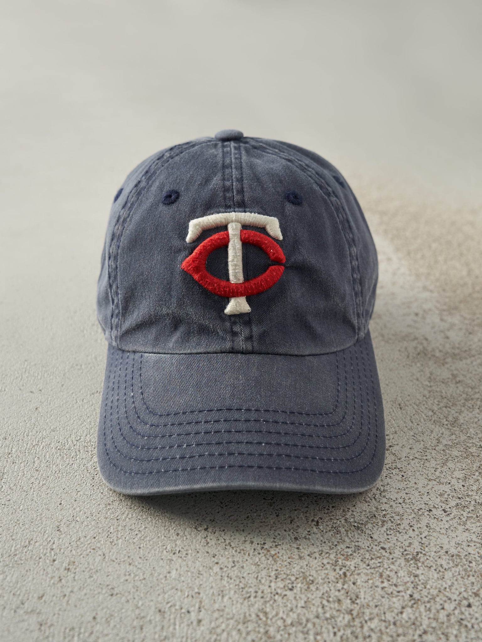 Vintage Y2K Washed Blue Minnesota Twins Strap Back