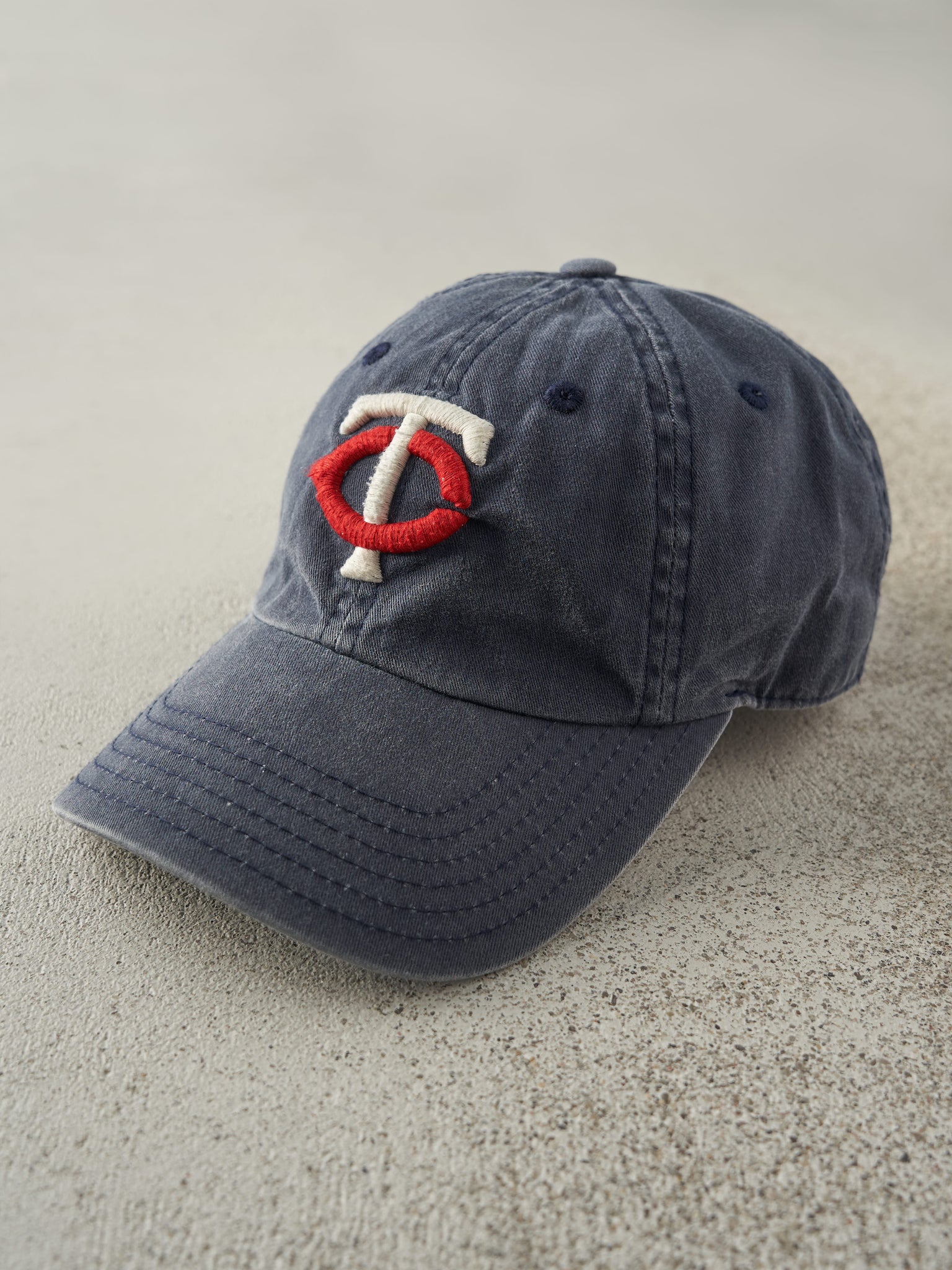 Vintage Y2K Washed Blue Minnesota Twins Strap Back