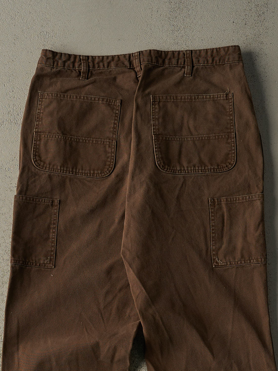 Vintage Y2K Faded Brown Carpenter Work Pants (34x31)