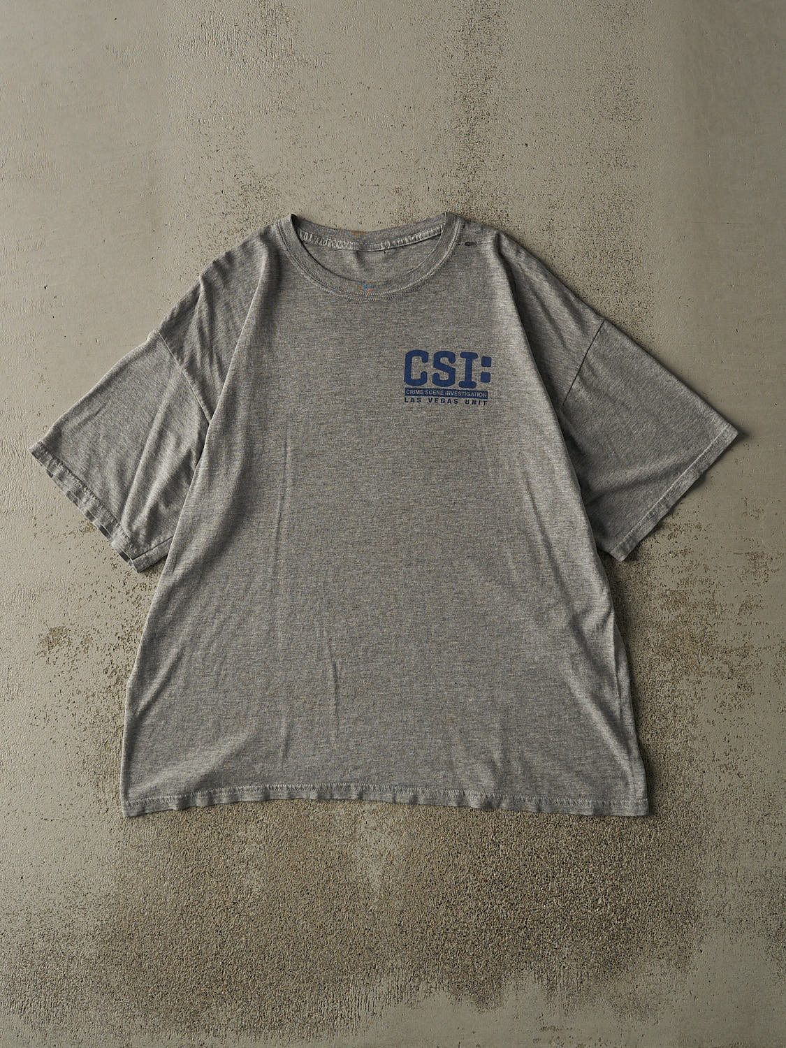 Vintage Y2K Grey CSI Las Vegas Tee (L/XL)