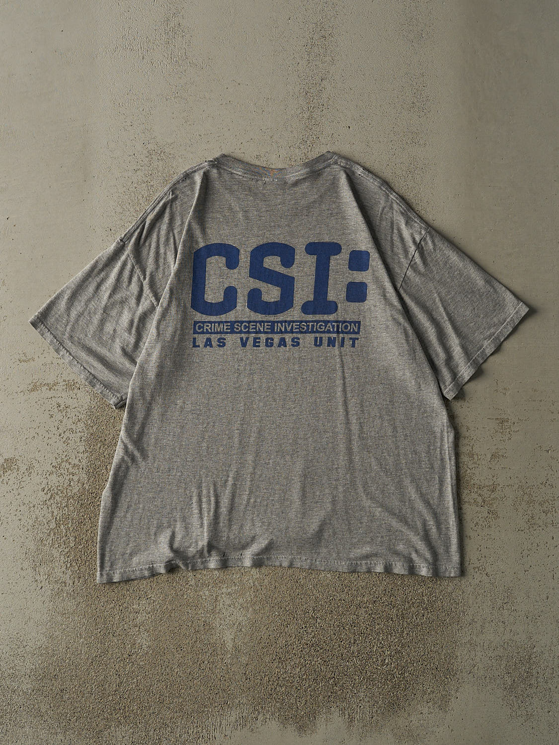 Vintage Y2K Grey CSI Las Vegas Tee (L/XL)