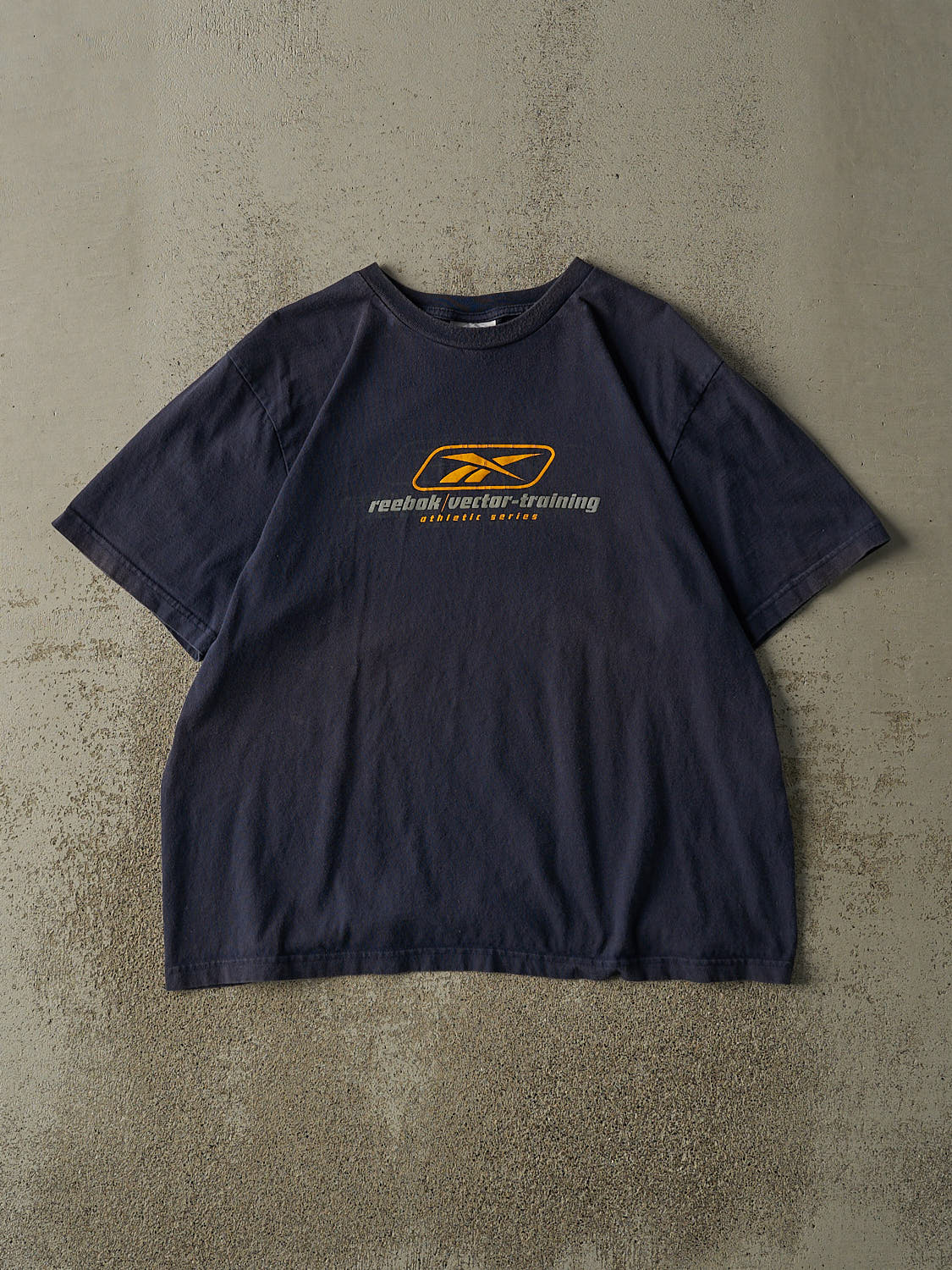 Vintage Y2K Navy Blue Reebok Tee (L/XL)