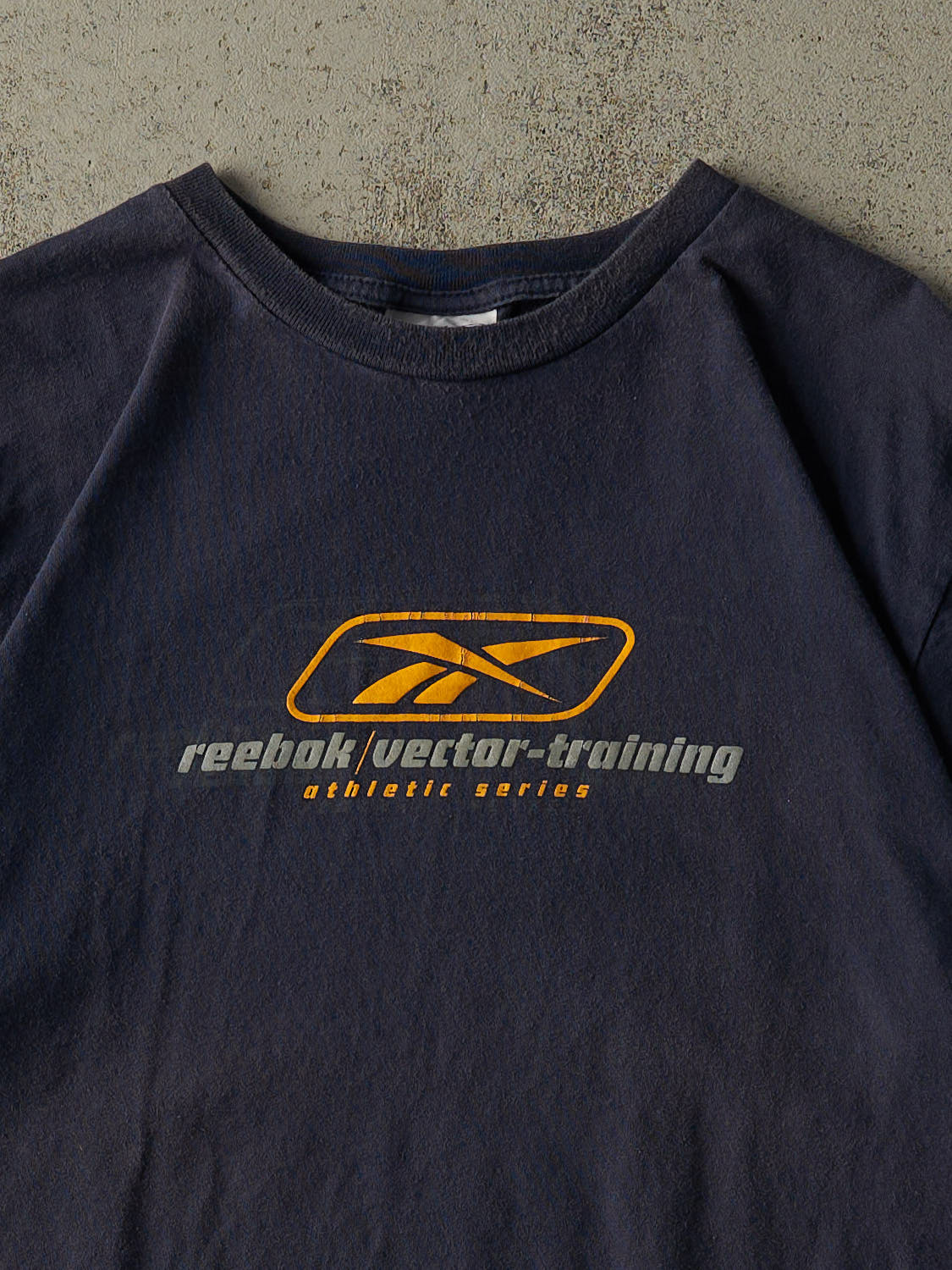 Vintage Y2K Navy Blue Reebok Tee (L/XL)