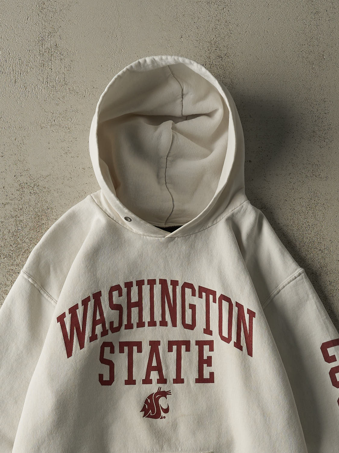 Vintage Y2K White Washington State University Cougars Hoodie (M/L)