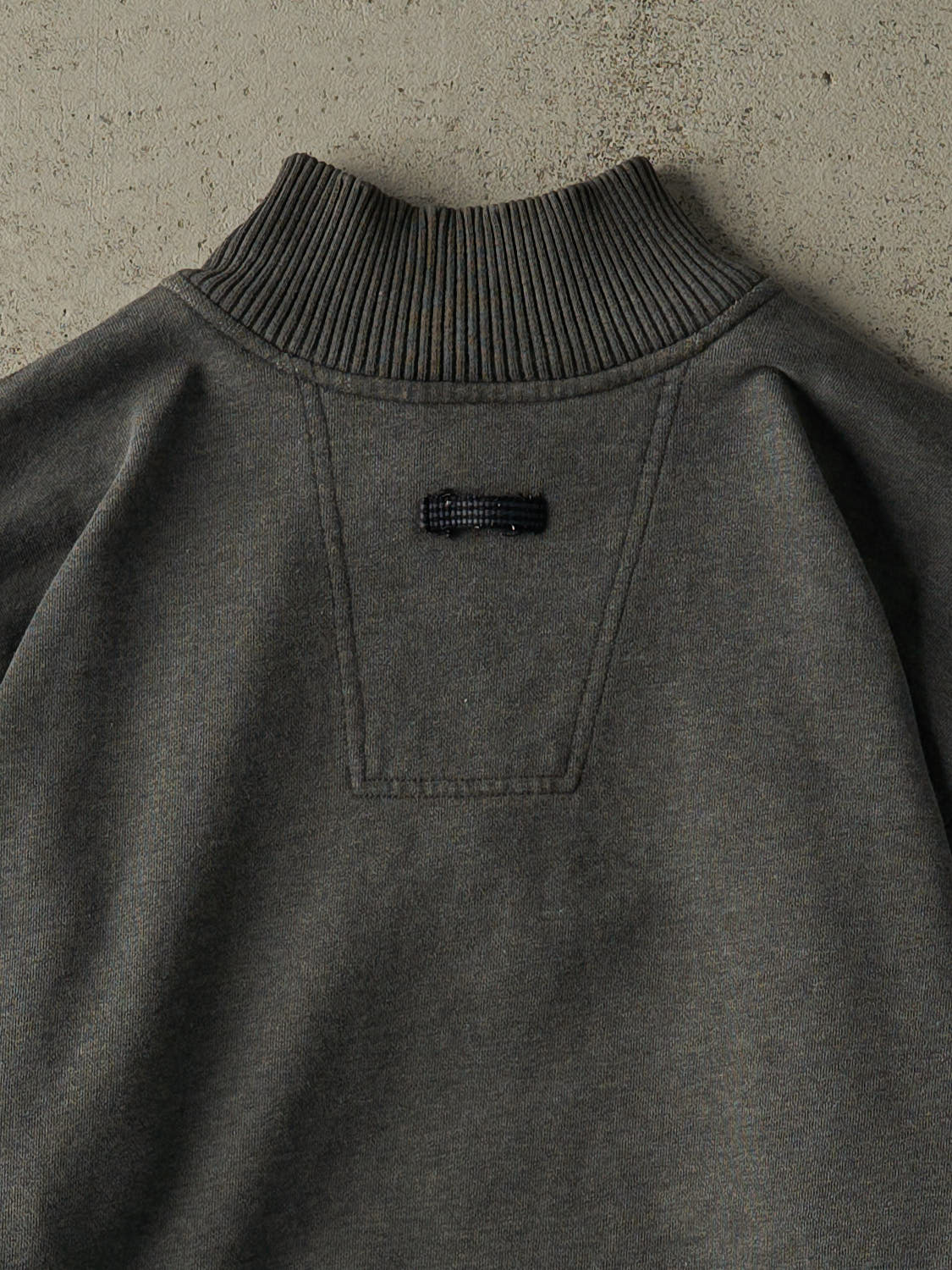 Vintage 90s Charcoal Grey Adidas Equipment Embroidered Quarter Zip (M/L)