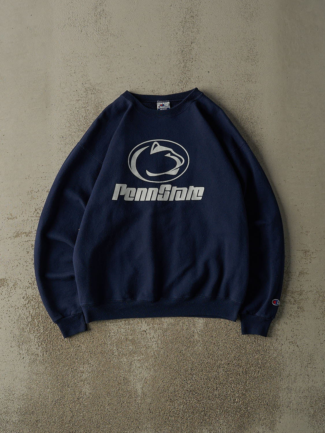 Vintage Y2K Navy Blue Penn State University Nittany Lions Crewneck (M)