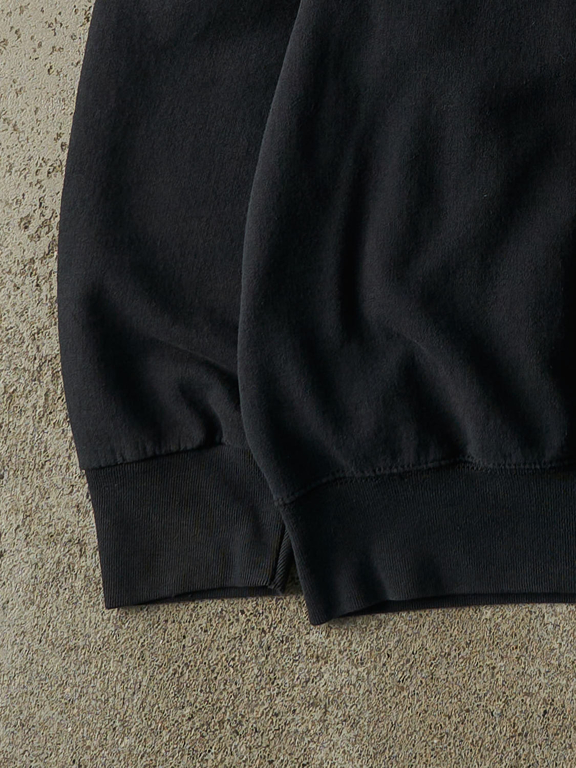 Vintage 90s Faded Black Blank Crewneck (XL)