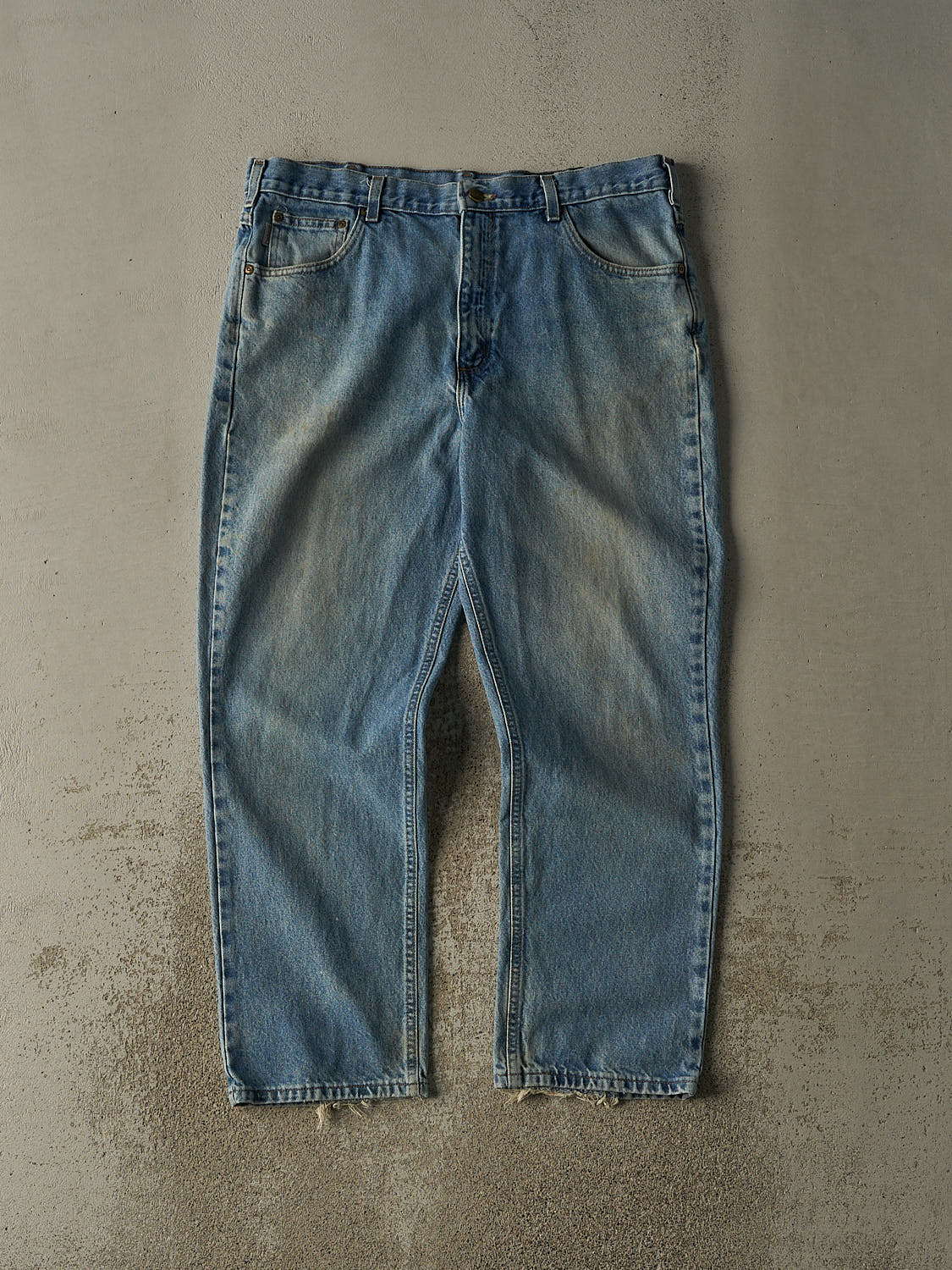 Vintage 90s Light Wash Carhartt Jeans (36x28.5)