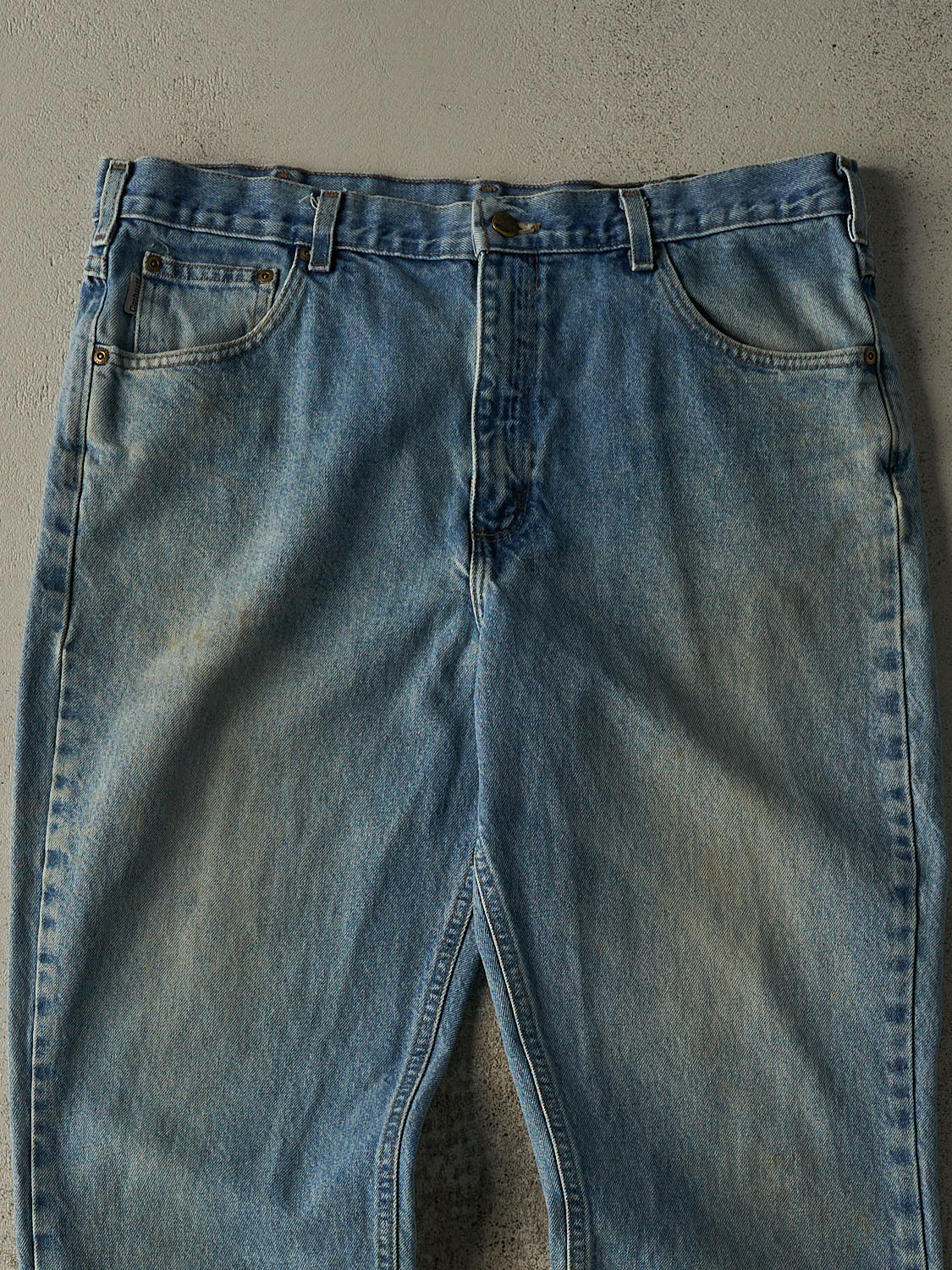 Vintage 90s Light Wash Carhartt Jeans (36x28.5)