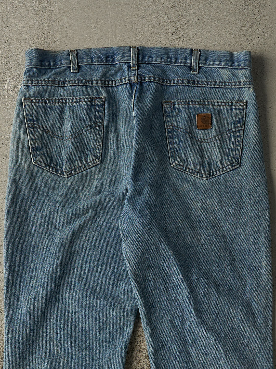 Vintage 90s Light Wash Carhartt Jeans (36x28.5)