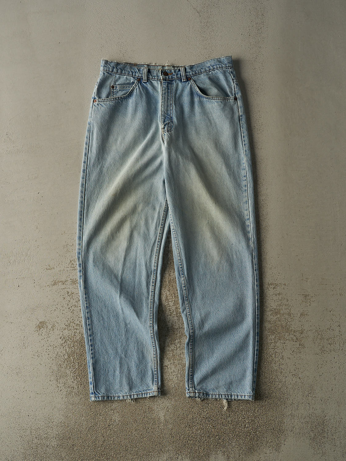 Vintage 80s Light Wash Levi's Orange Tab Jeans (33x32)