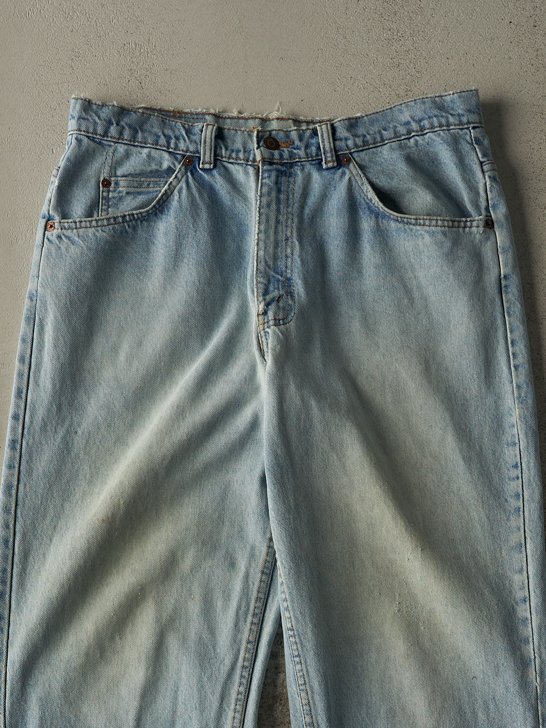 Vintage 80s Light Wash Levi's Orange Tab Jeans (33x32)