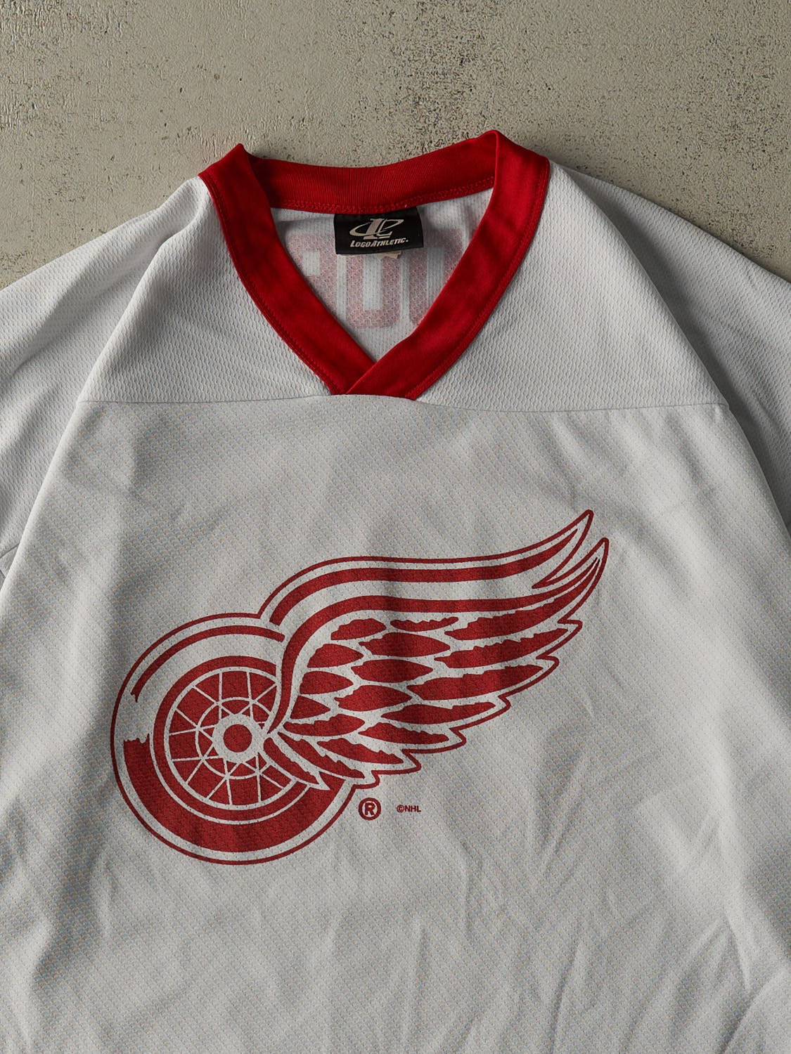 Vintage Y2K White & Red Detroit Red Wings #91 Sergei Fedorov Short Sleeve Jersey (XXL)