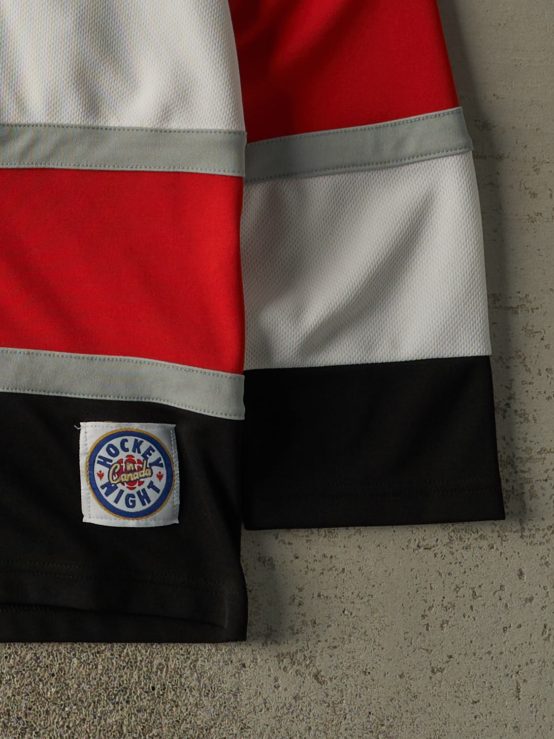 Vintage Y2K White Hockey Night in Canada Embroidered Hockey Jersey (XXL/XXXL)