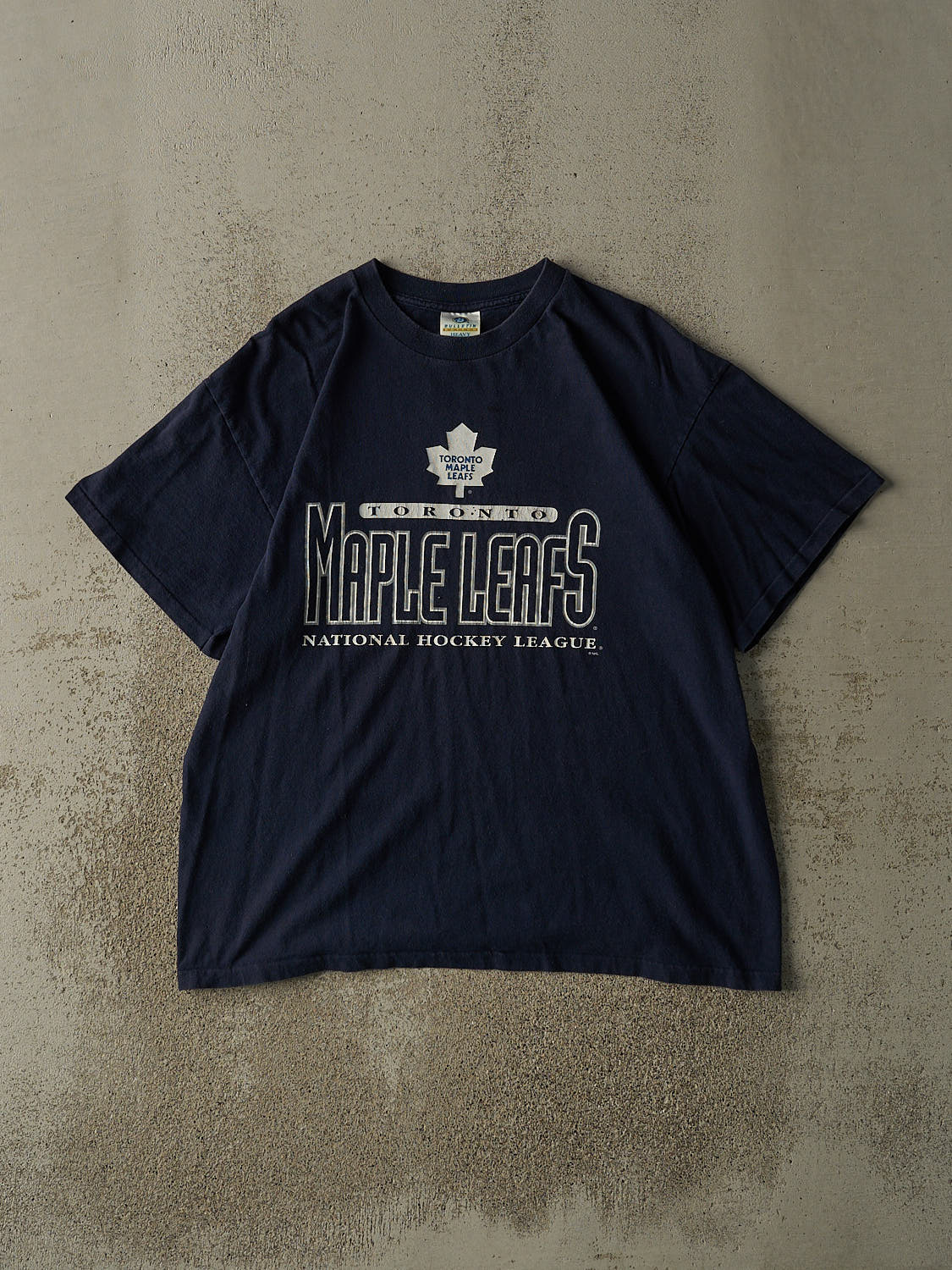 Vintage Y2K Navy Blue Toronto Maple Leafs Tee (L)
