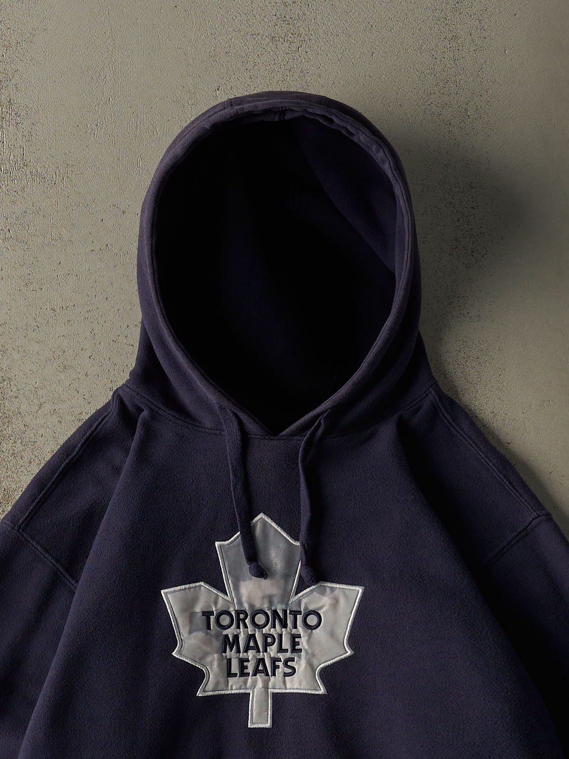 Vintage Y2K Navy Blue Toronto Maple Leafs Embroidered Hoodie (XL/XXL)