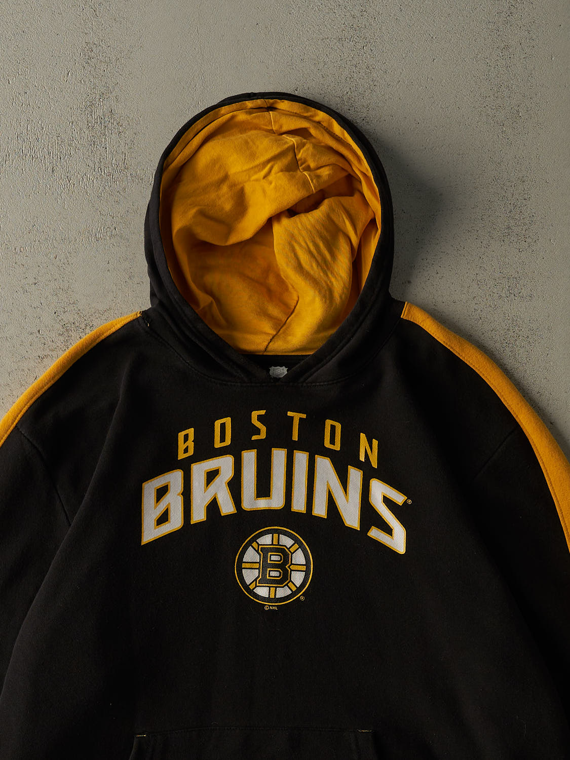 Vintage Y2K Black & Yellow Boston Bruins Hoodie (XXL/XXXL)