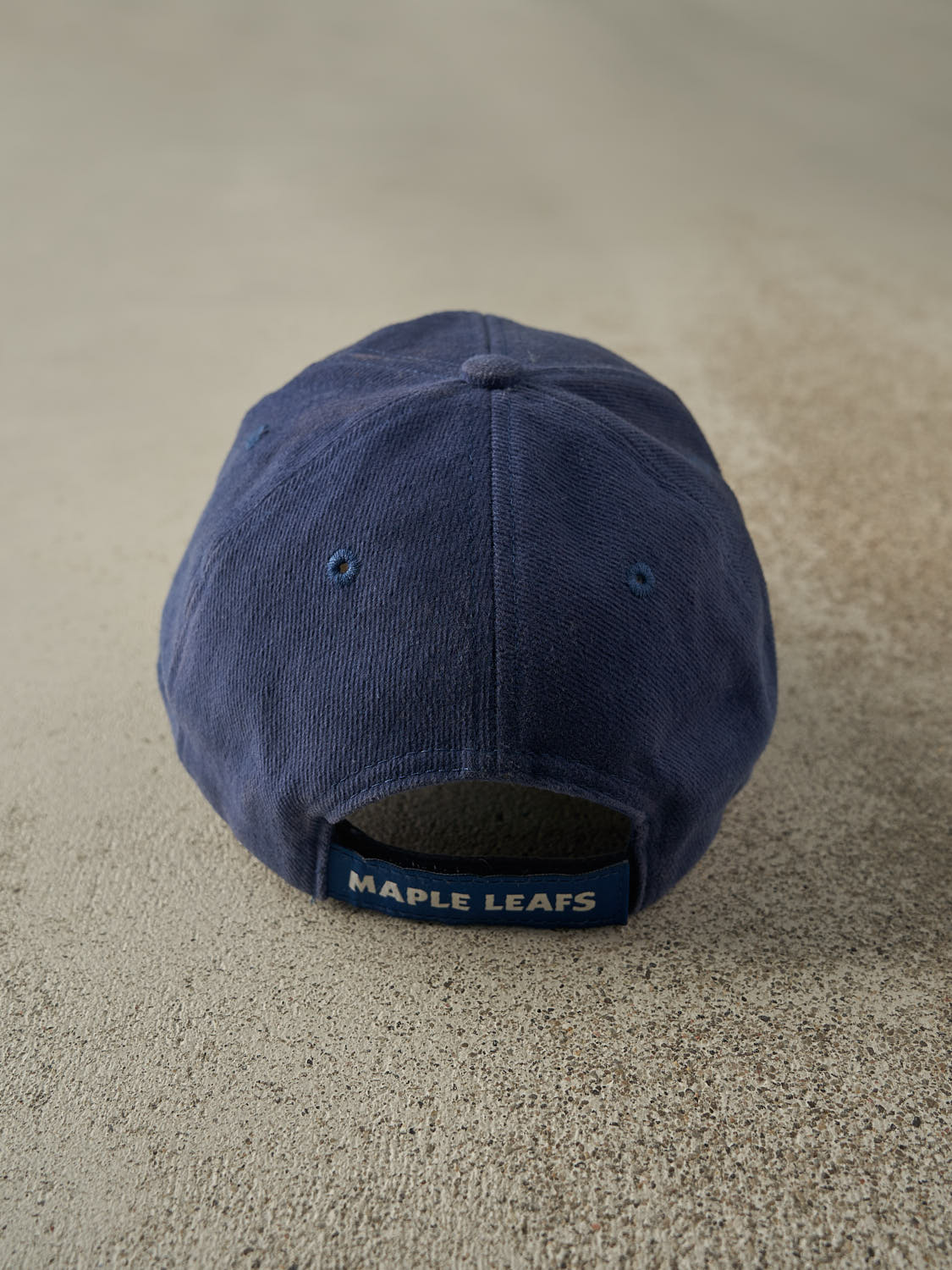 Vintage Y2K Blue & White Toronto Maple Leafs Embroidered Velcro Hat