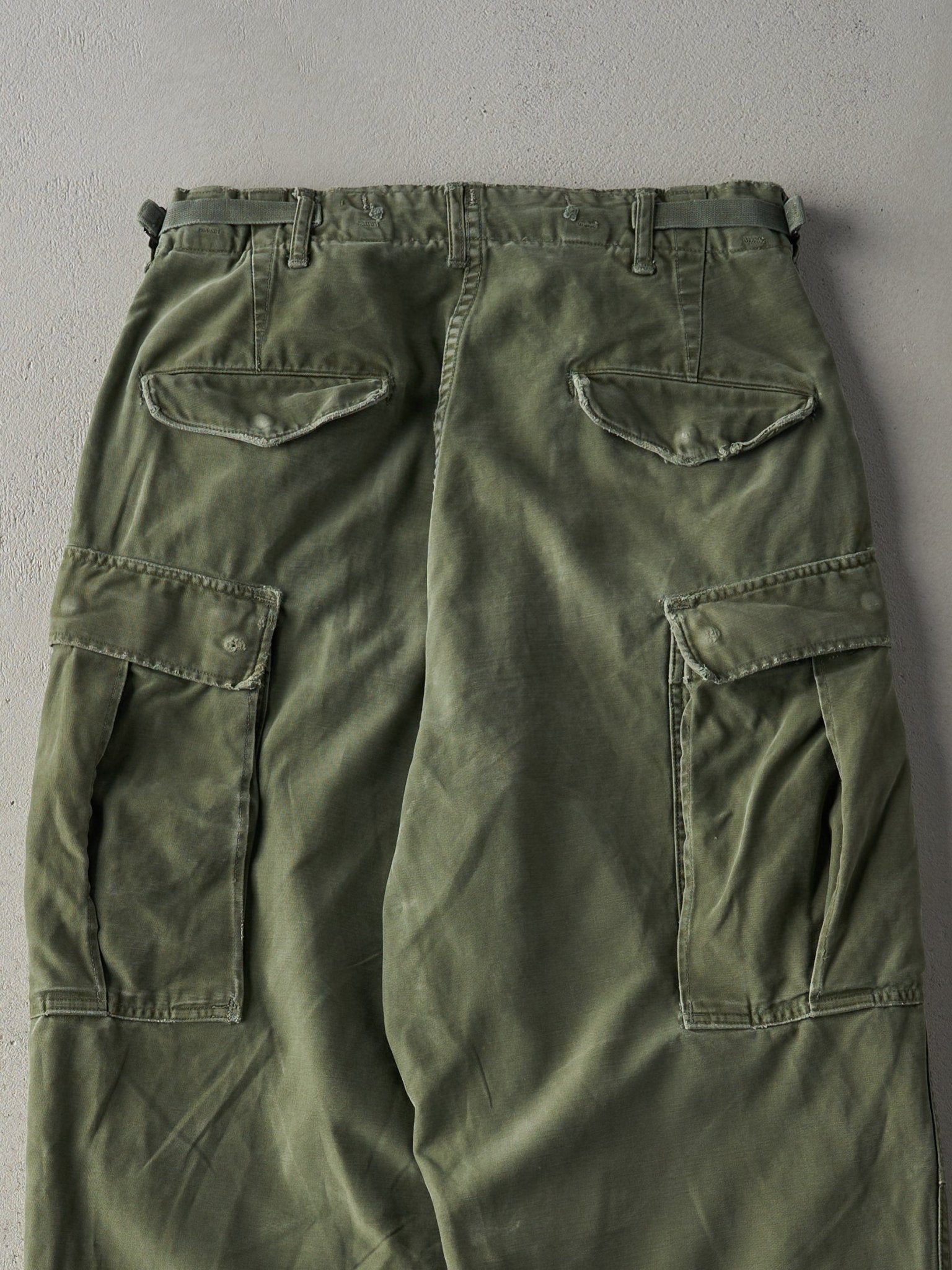 Vintage 50s Army Green Cargo Pants (30x31)