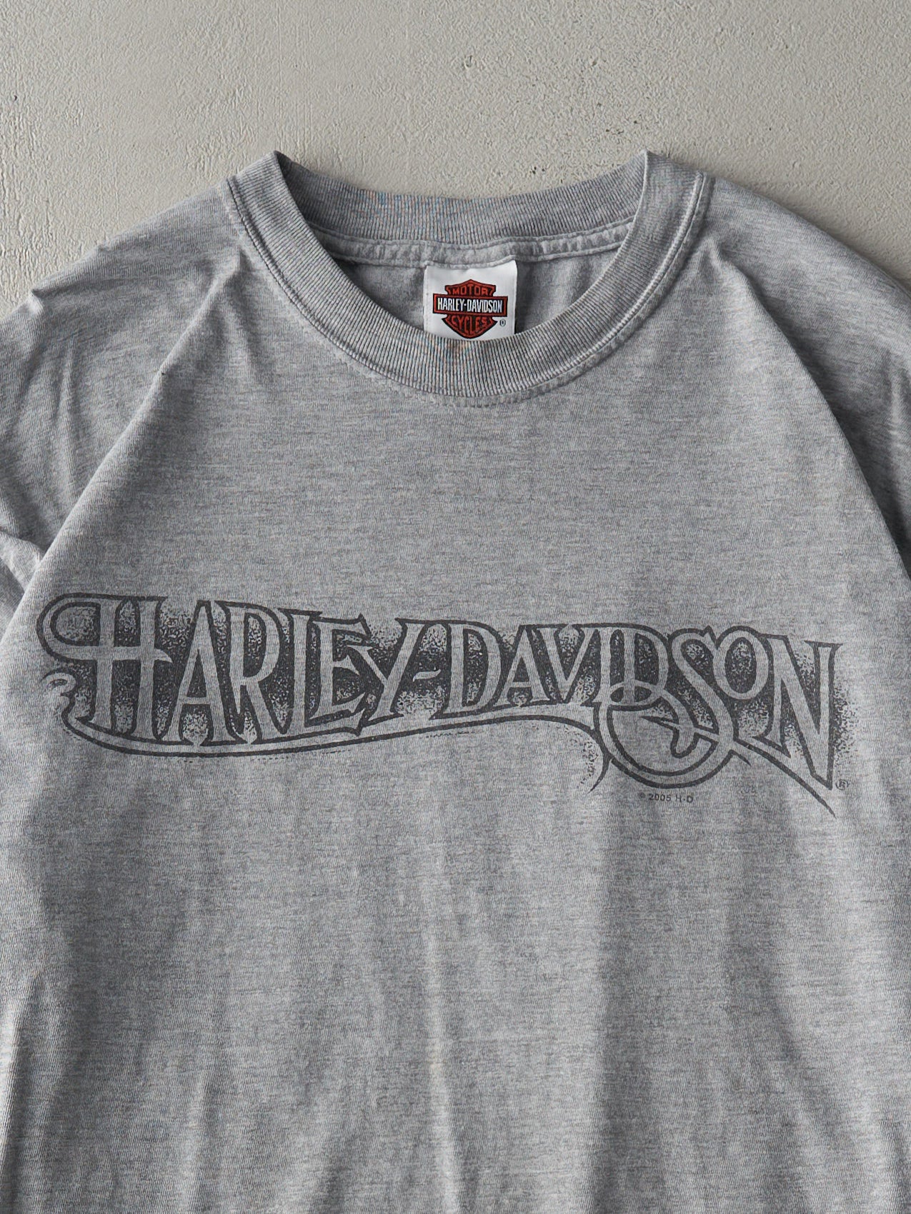 Vintage 05' Grey Bowling Green Kentucky Harley Davidson Long Sleeve (M)