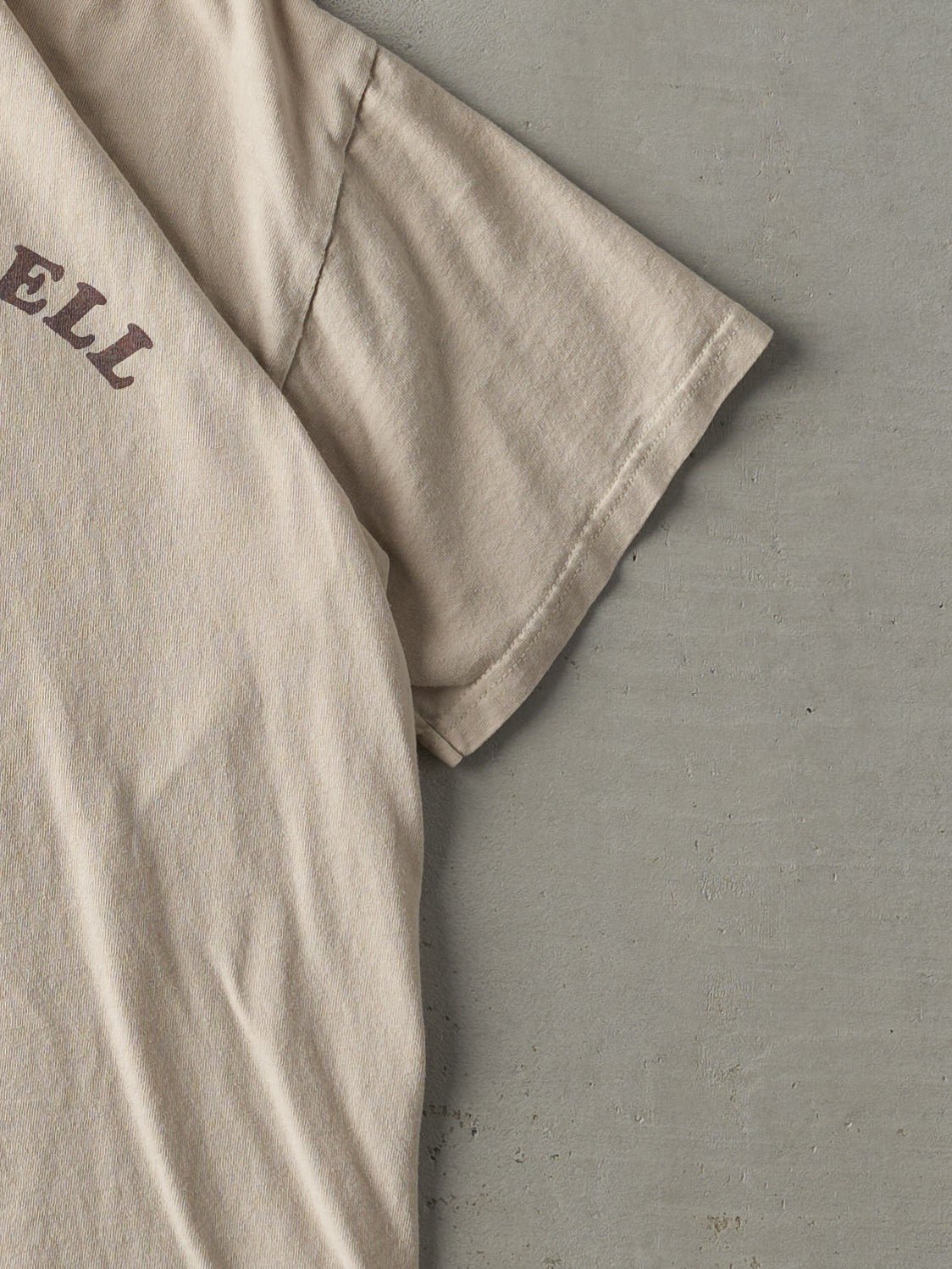 Vintage 07' Beige "More Cowbell" Graphic Tee (M)