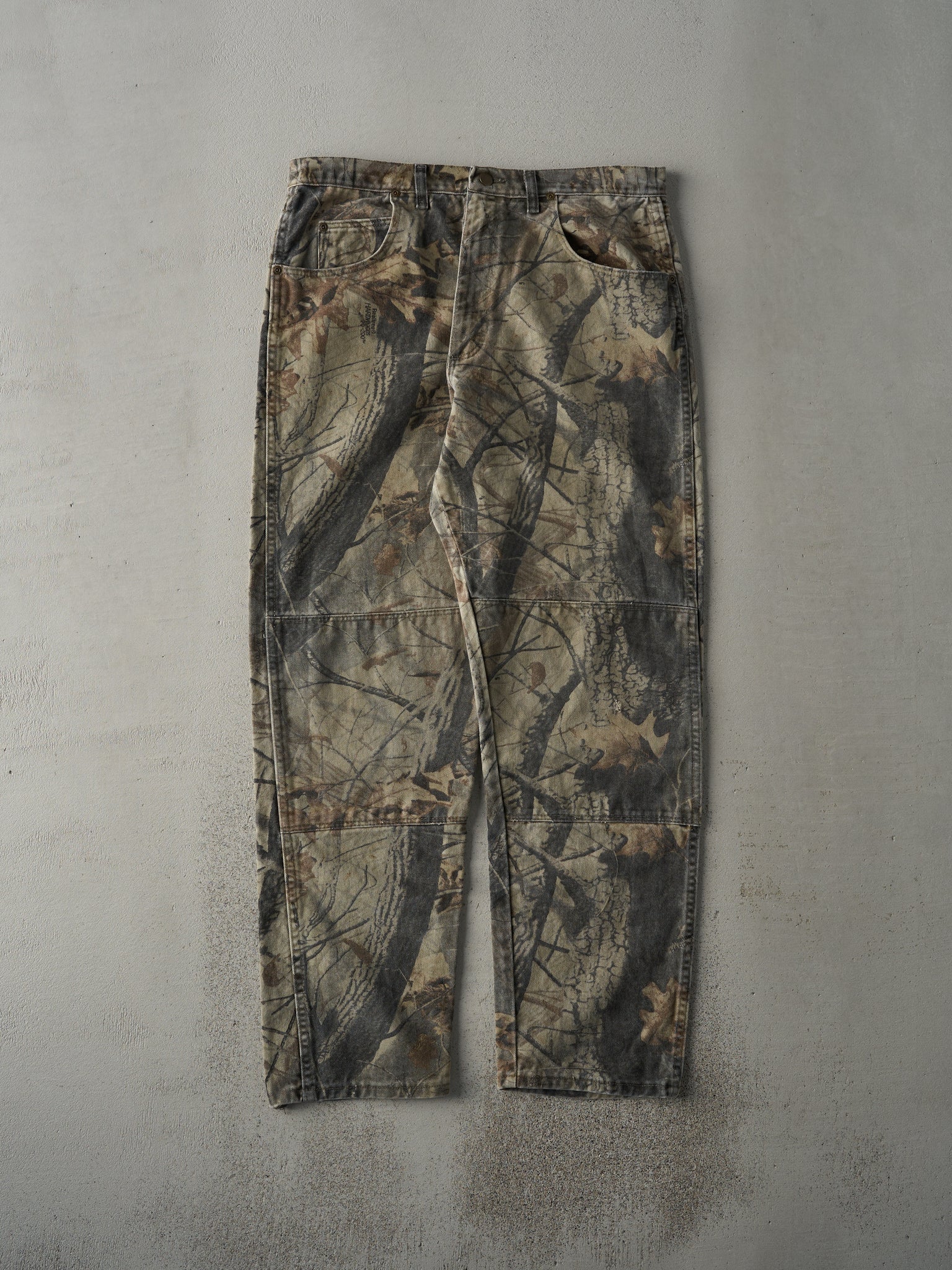 Vintage 90s Camo Wrangler x Realtree Double Knee Pants (34x30.5)