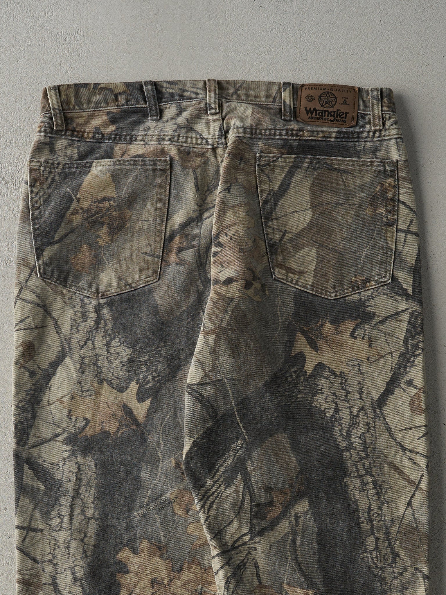 Vintage 90s Camo Wrangler x Realtree Double Knee Pants (34x30.5)