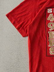 Vintage 89' Red San Francisco 49ers Western Division Champs Single Stitch Tee (S)