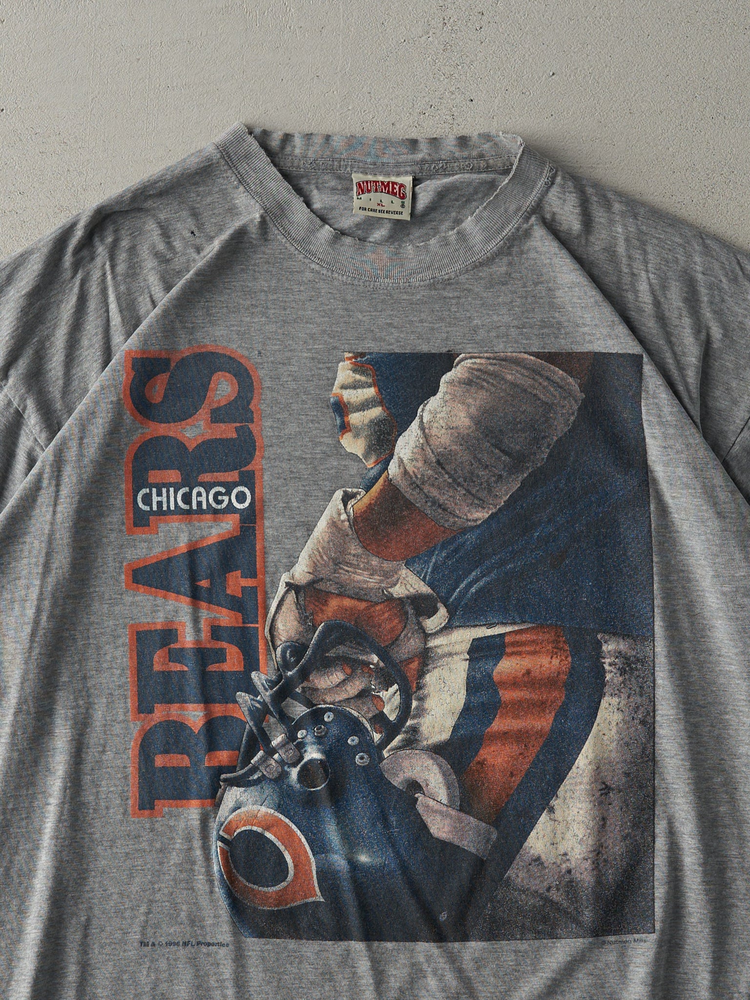 Vintage 96' Grey Chicago Bears Tee (L)