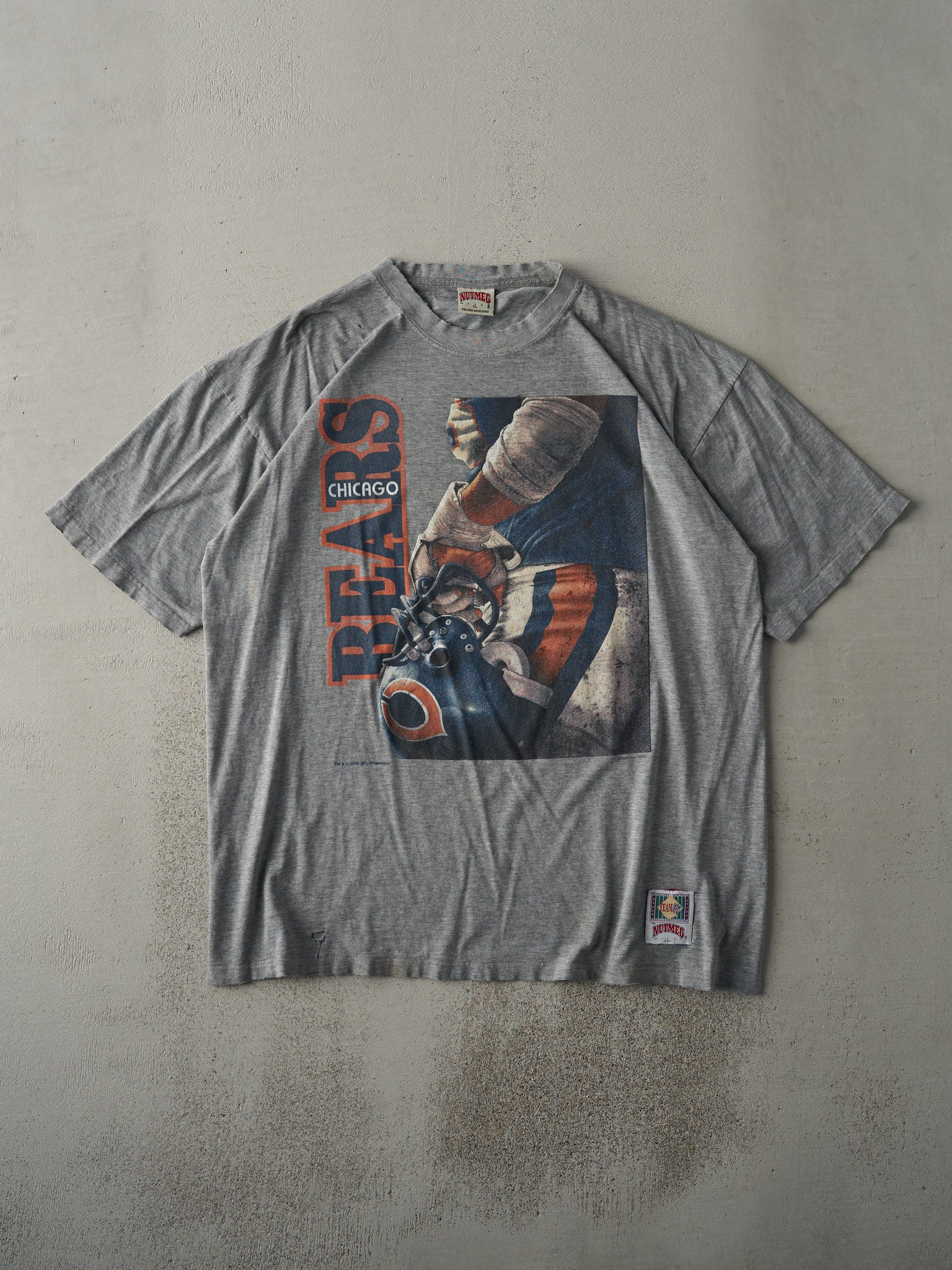 Vintage 96' Grey Chicago Bears Tee (L)