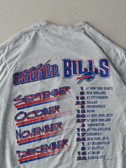 Vintage 96' Heather Grey RARE Buffalo Bills Tee (M)