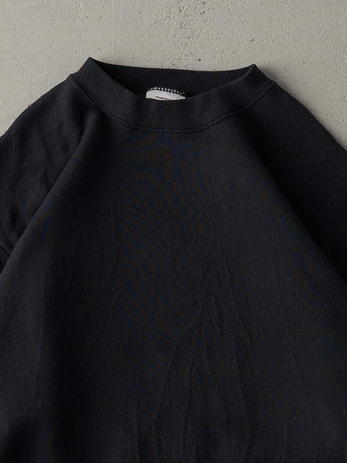 Vintage 90s Black Blank Crewneck (S/M)