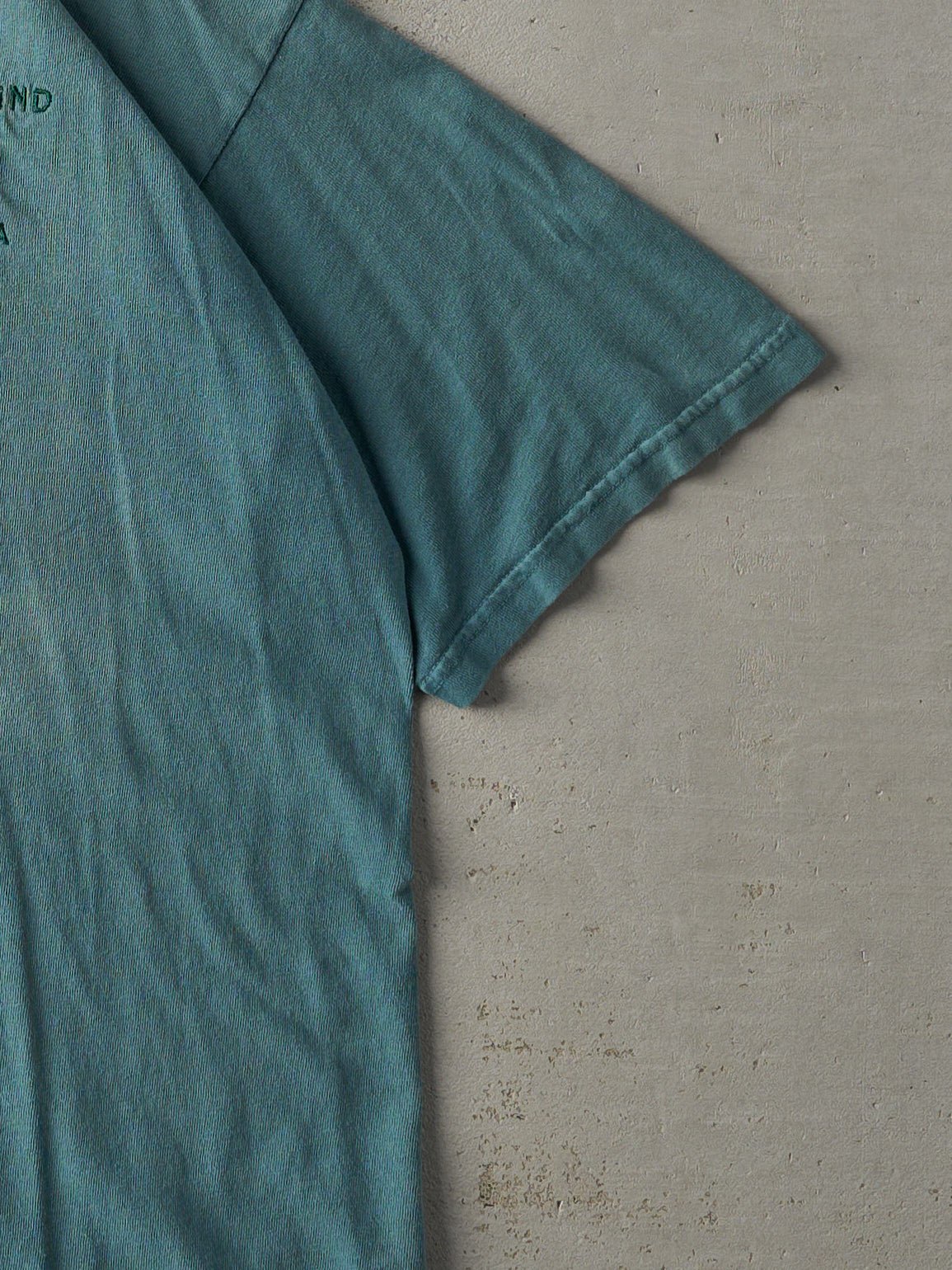 Vintage 90s Washed Green Balboa Island California Tee (M)