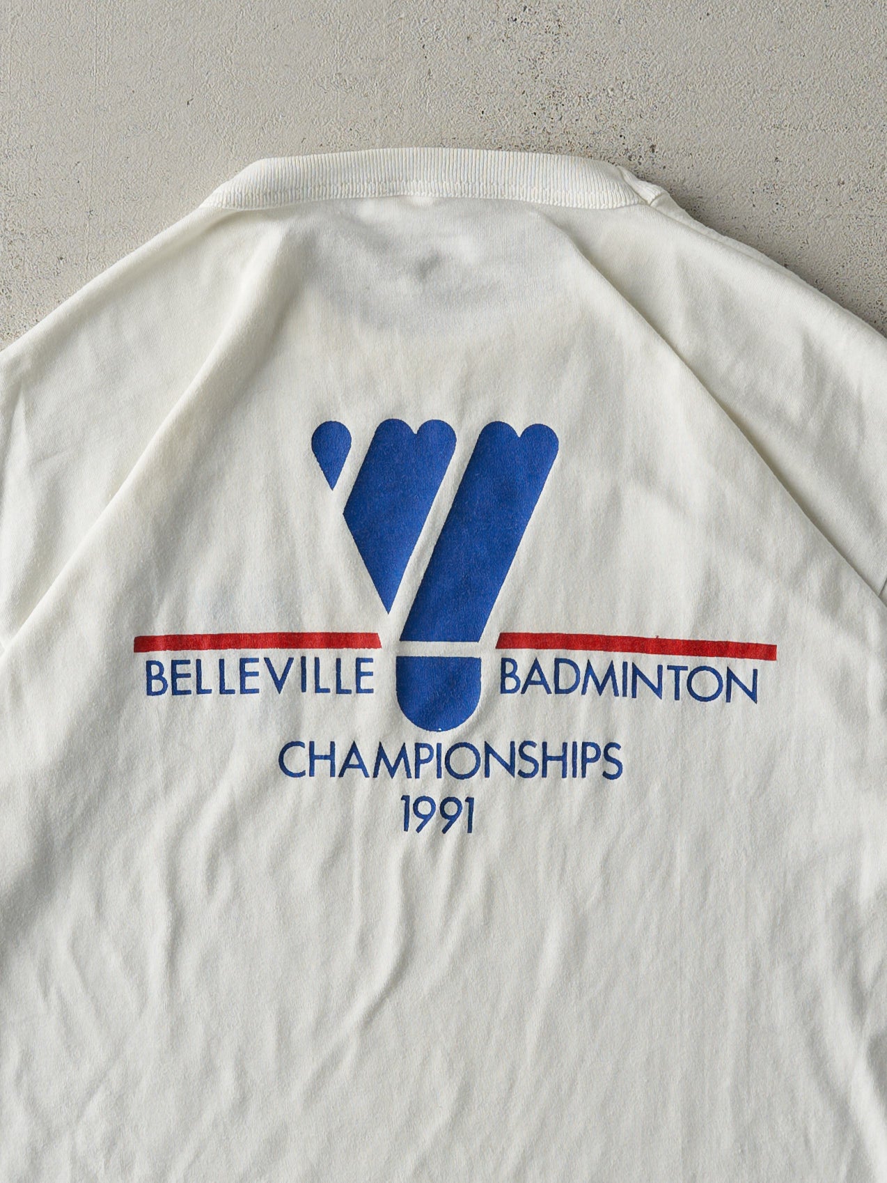 Vintage 91' Belleville Badminton Champions Tee (M)