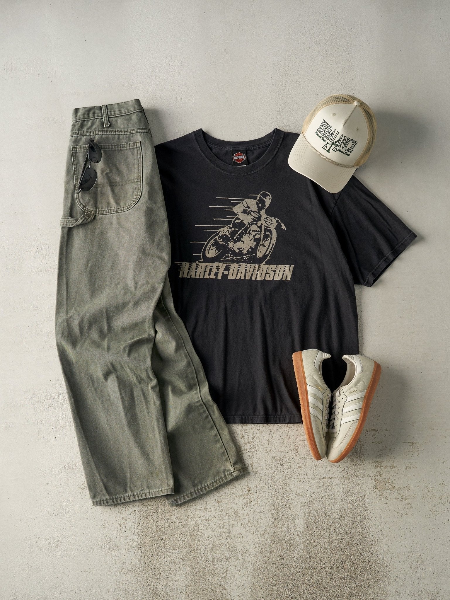 Vintage 06' Black North Hampton, NH Harley Davidson Tee (L/XL)
