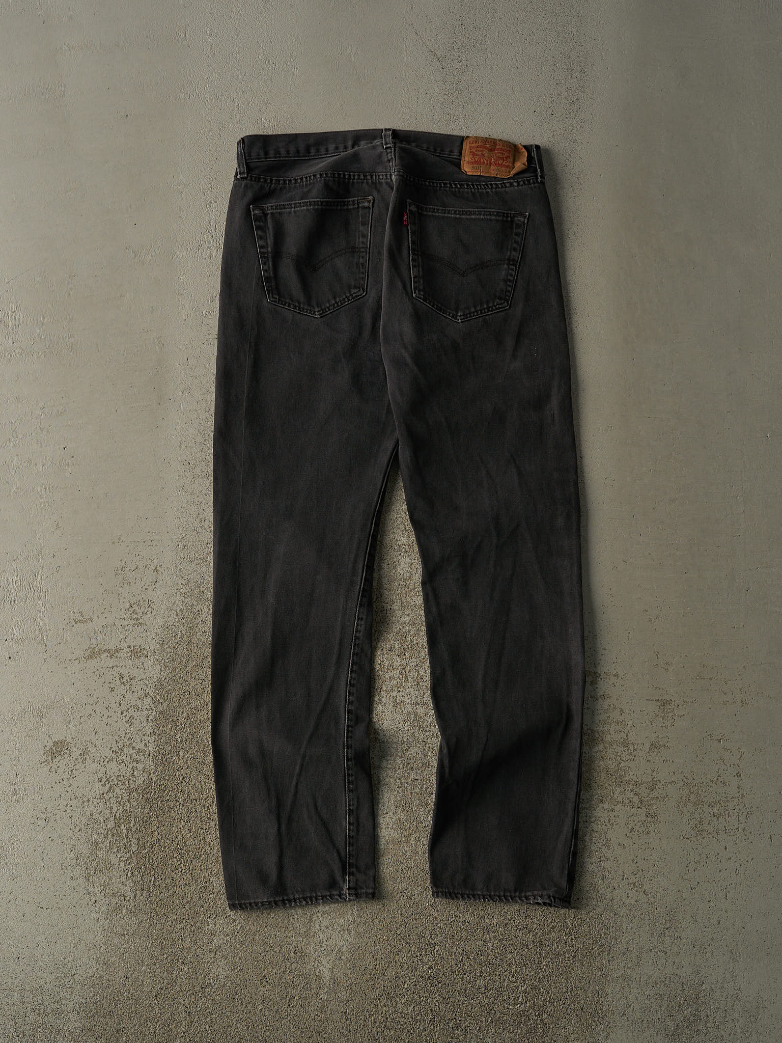 Vintage Y2K Faded Black Levi's 501 Denim Pants (35x33)