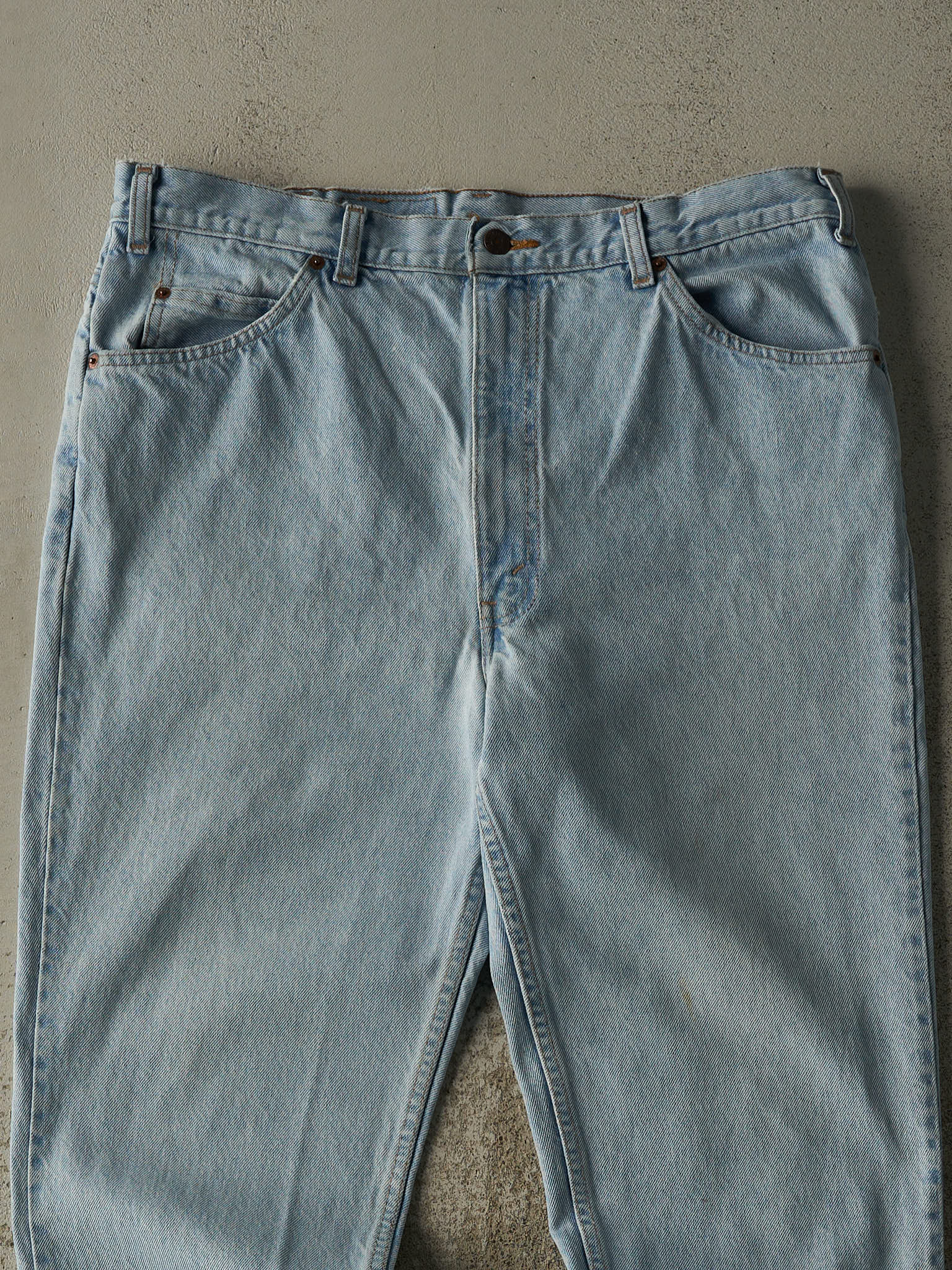 Vintage 80s Light Wash Levi's Orange Tab Jeans (36x30)