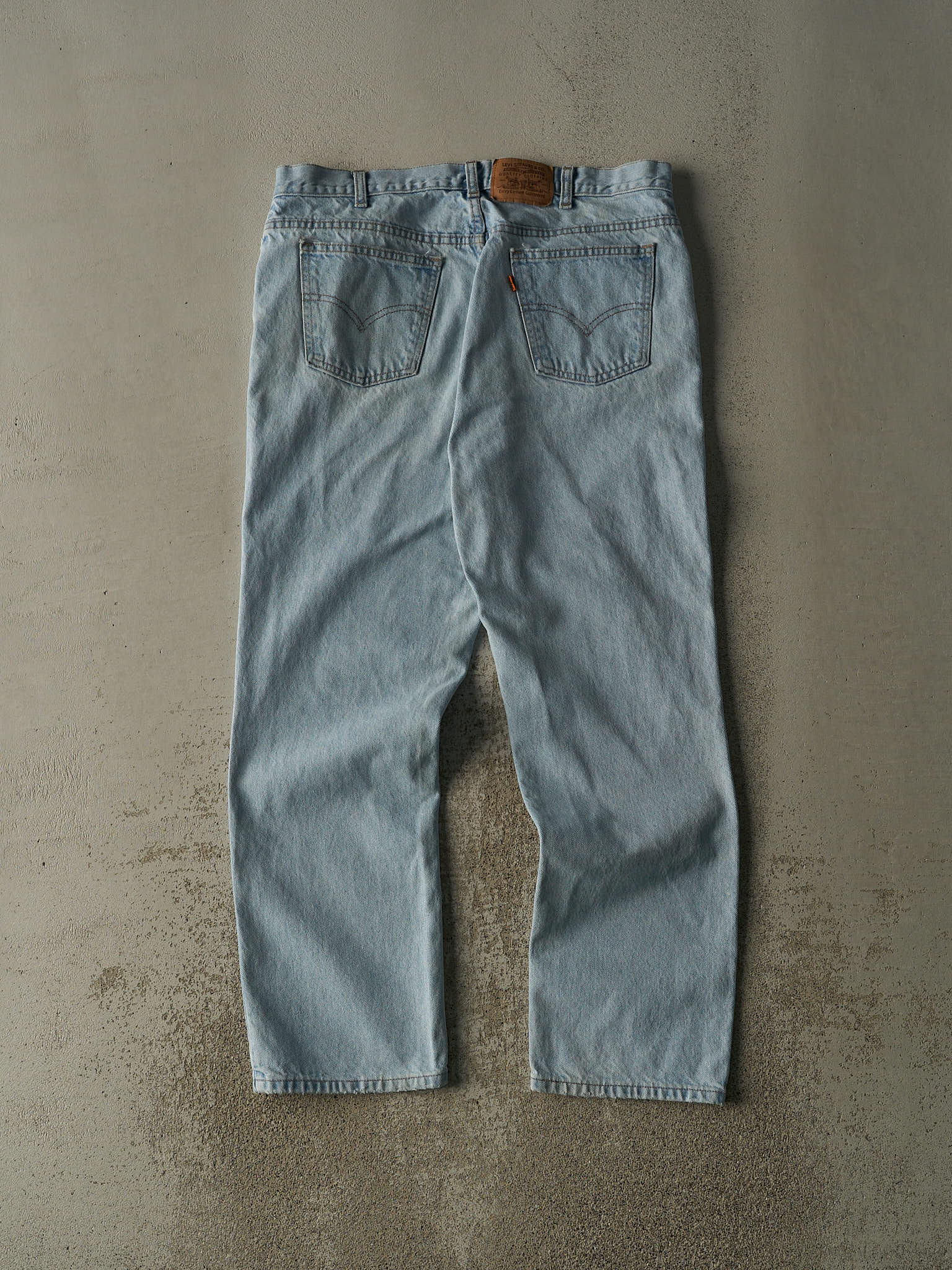 Vintage 80s Light Wash Levi's Orange Tab Jeans (36x30)