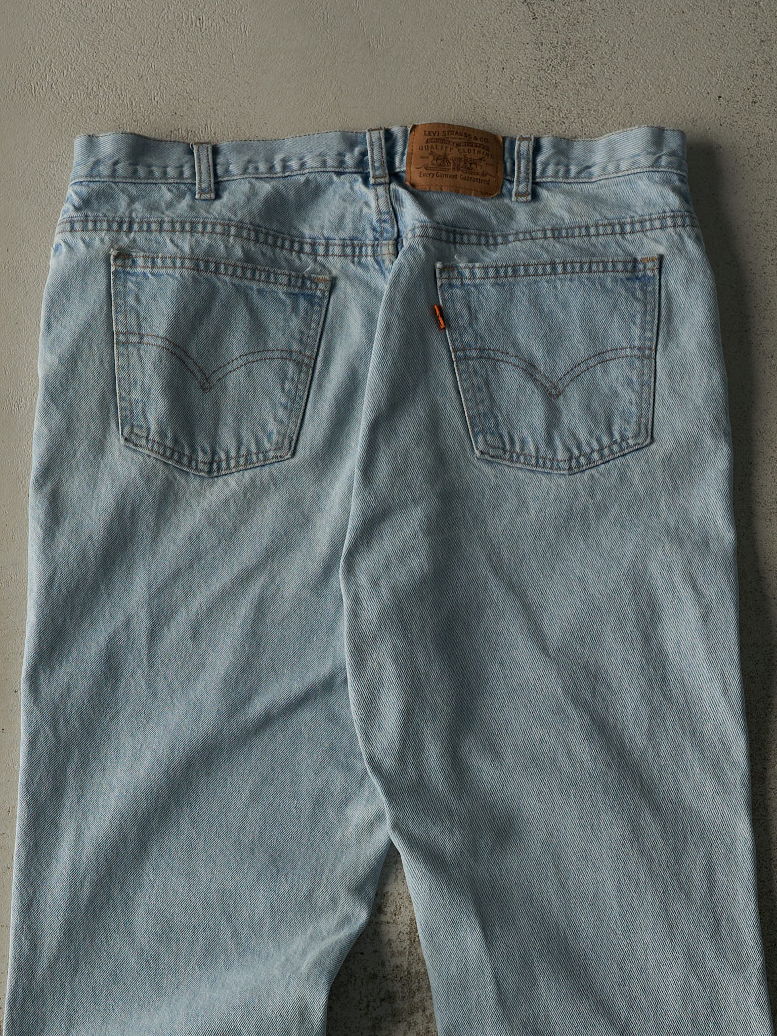 Vintage 80s Light Wash Levi's Orange Tab Jeans (36x30)